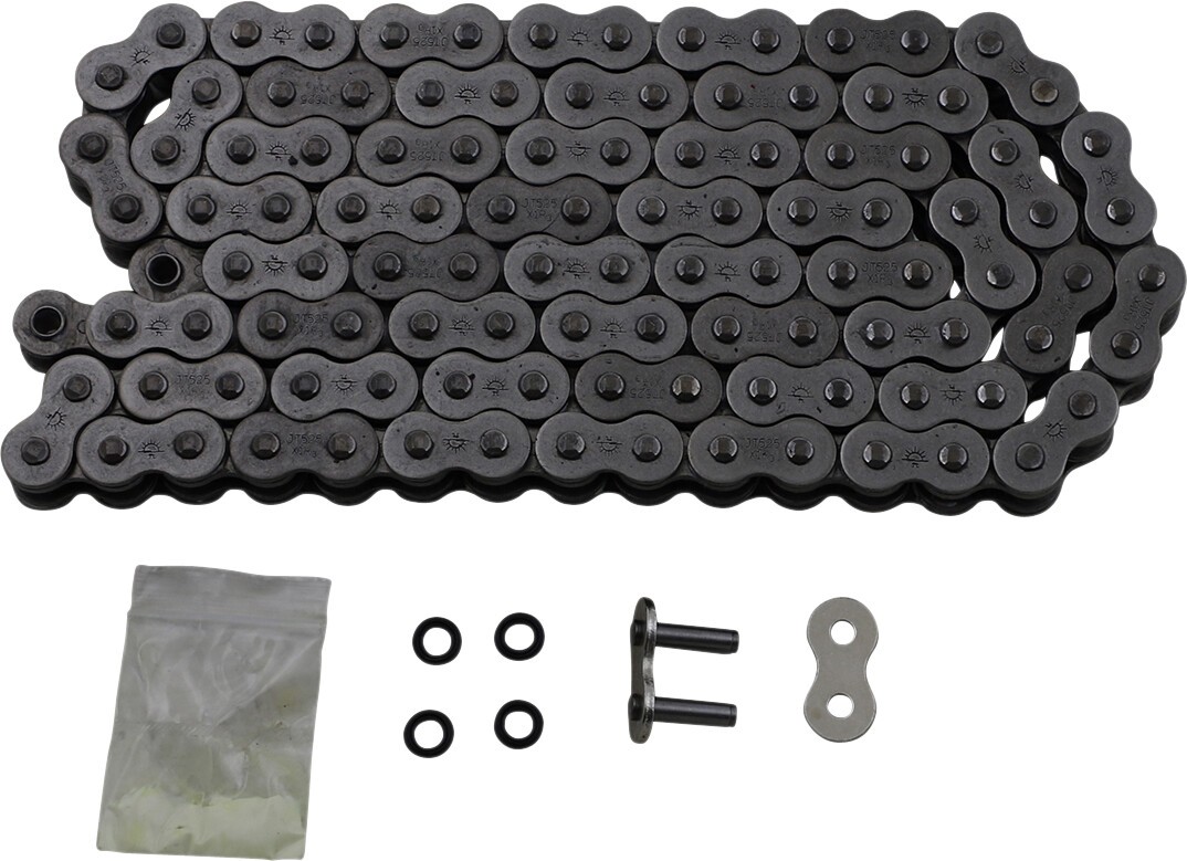 JT 525 X1R3 Heavy Duty X-Ring Sealed Drive Chain 110 Links Steel JT 525 X1R3 Heavy Duty X-Ring Sealed Drive Chain 110 Links Steel