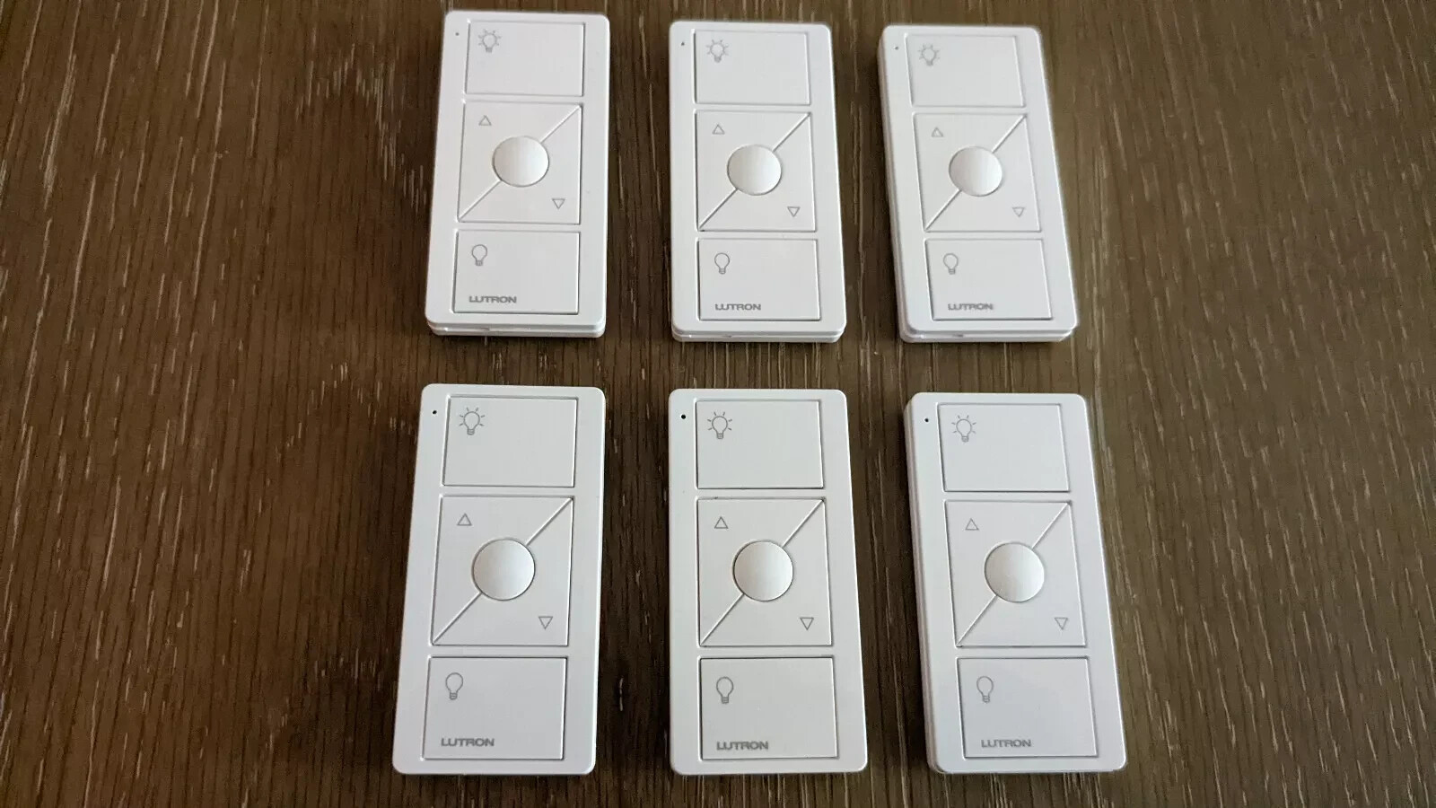 6 Lutron Caseta Pico Wireless Remote Control PJ2-3BRL - White - NEW open box 6 Lutron Caseta Pico Wireless Remote Control PJ2-3BRL - White - NEW open box