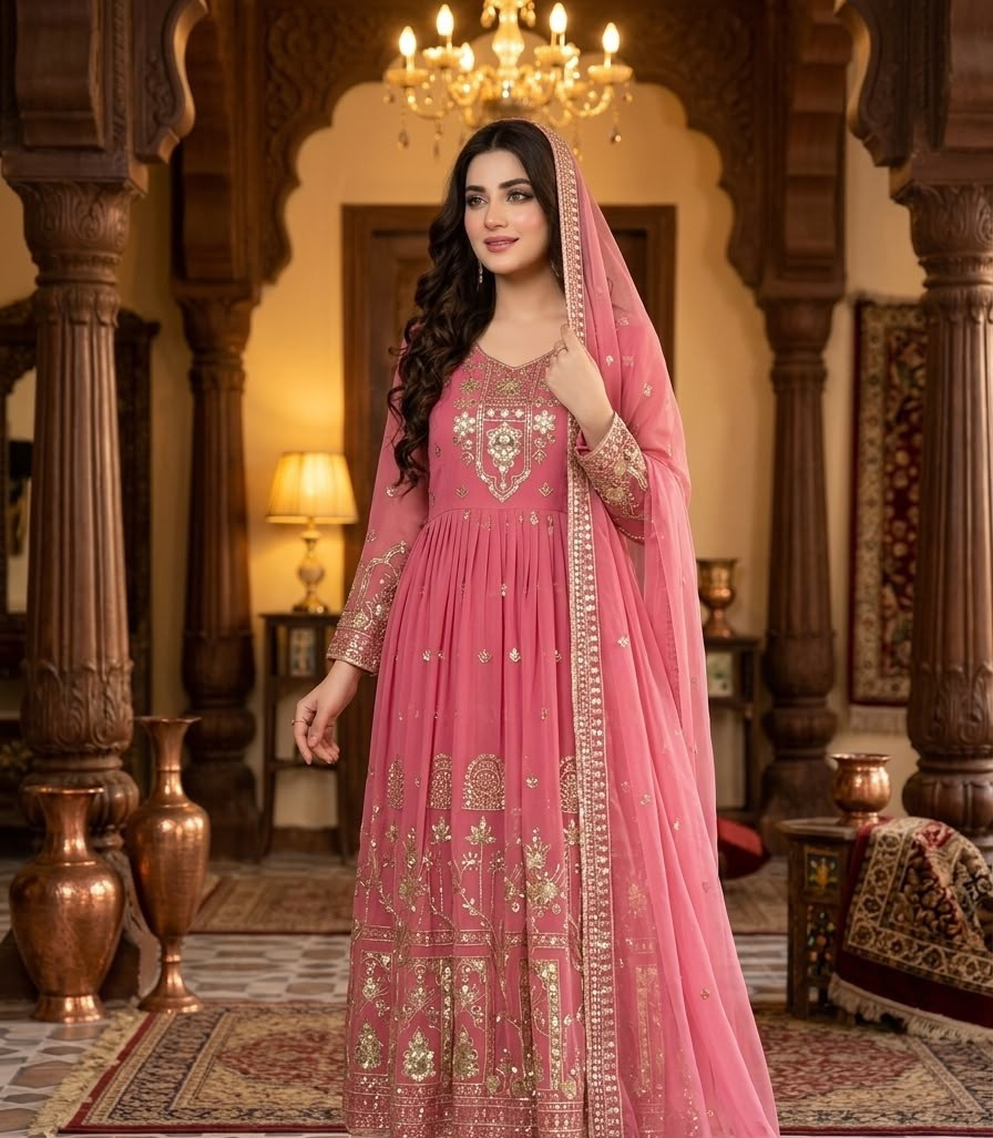Salwar Kameez Pakistani Indian Wedding Party Wear Dress Bollywood Anarkali Suit