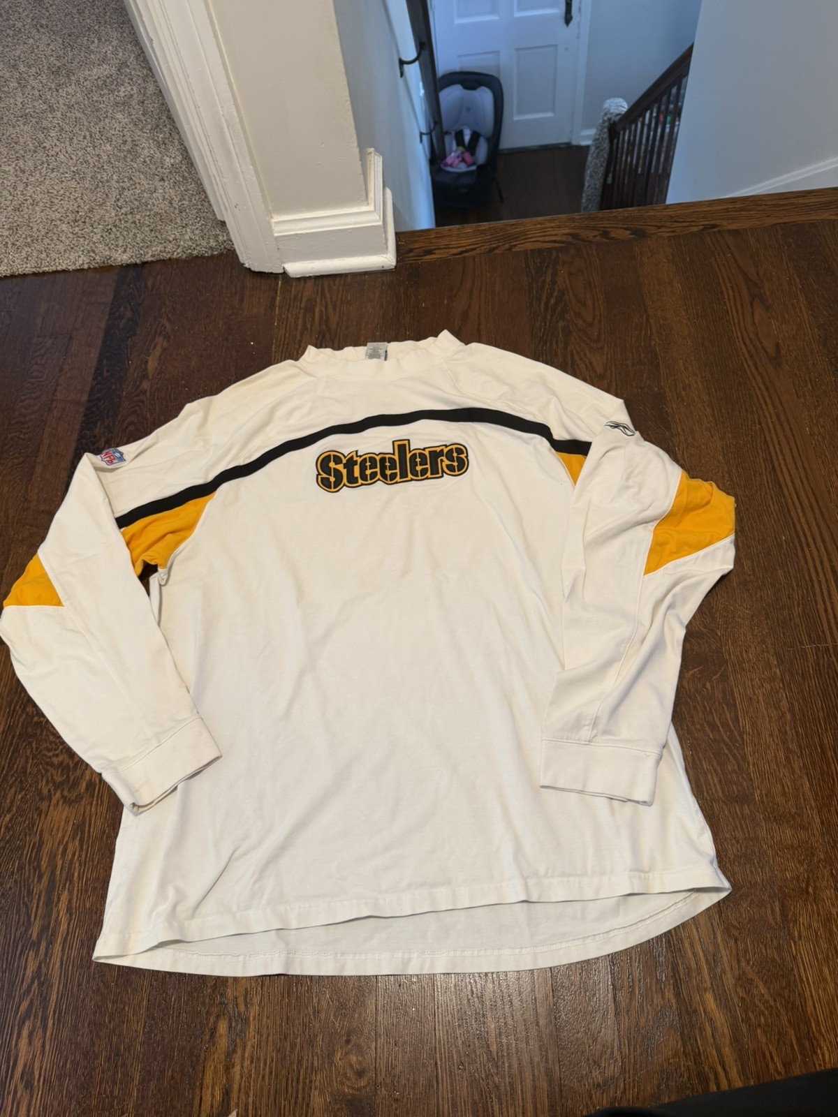 Mens Pittsburgh Steelers Reebok Mock Neck size 3XL Mens Pittsburgh Steelers Reebok Mock Neck size 3XL