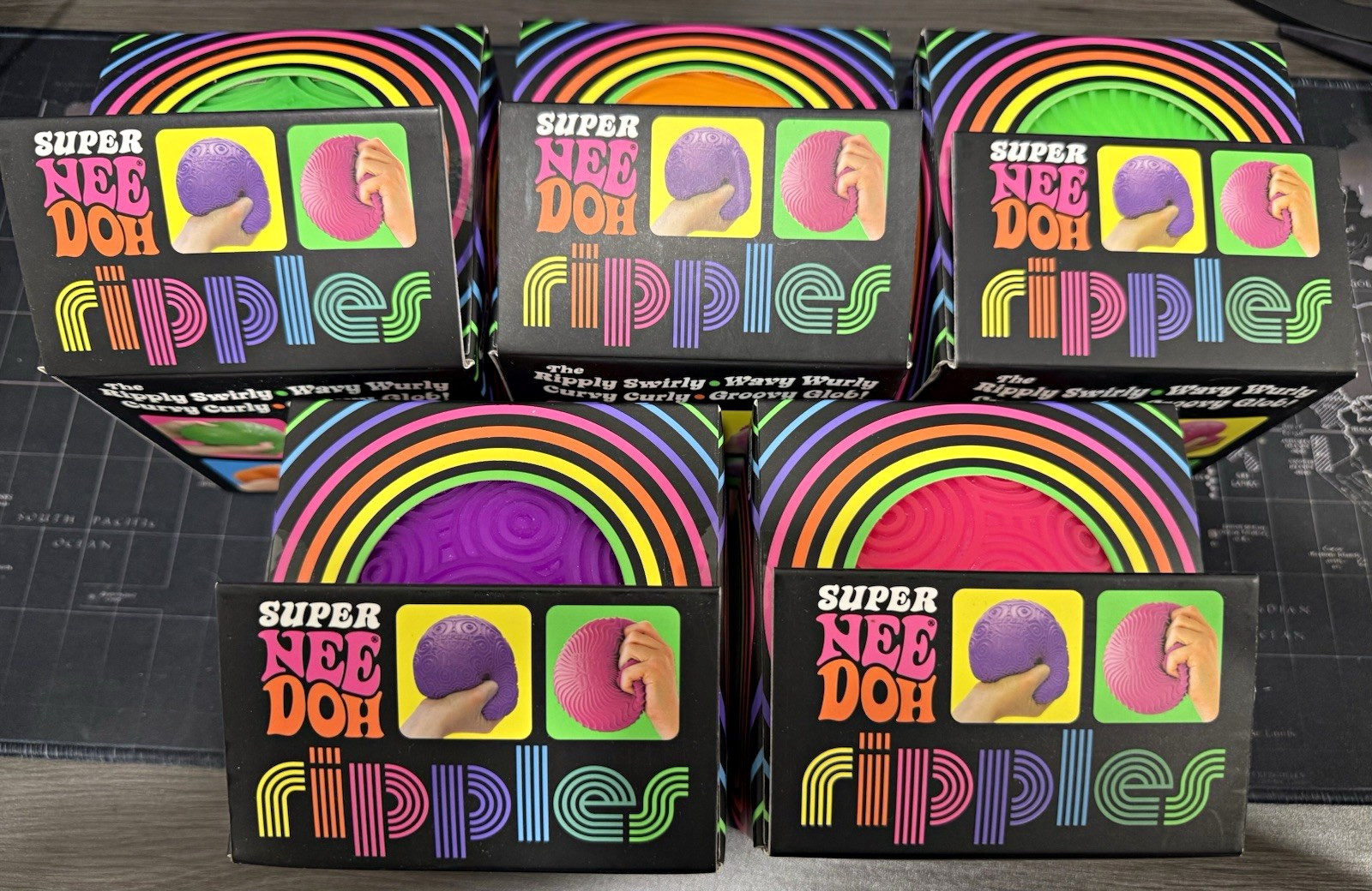 Schylling NeeDoh Super Nee Doh Ripples Squeeze Fidget Toy New Schylling NeeDoh Super Nee Doh Ripples Squeeze Fidget Toy New