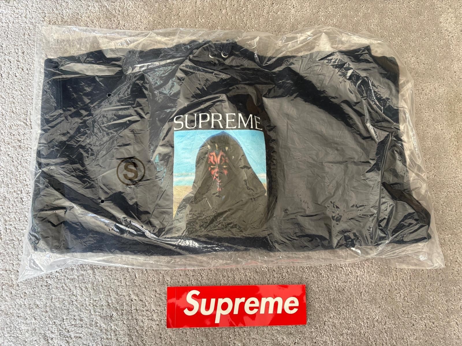 Supreme Sith Hooded Sweatshirt Blue Navy Small - comes with sticker