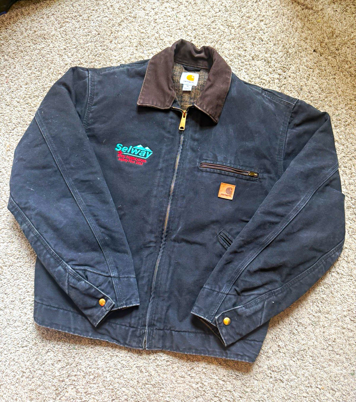 Rare Vintage 2006 Carhartt J97 BLK Blanket-Lined Detroit Jacket - Size Medium Rare Vintage 2006 Carhartt J97 BLK Blanket-Lined Detroit Jacket - Size Medium