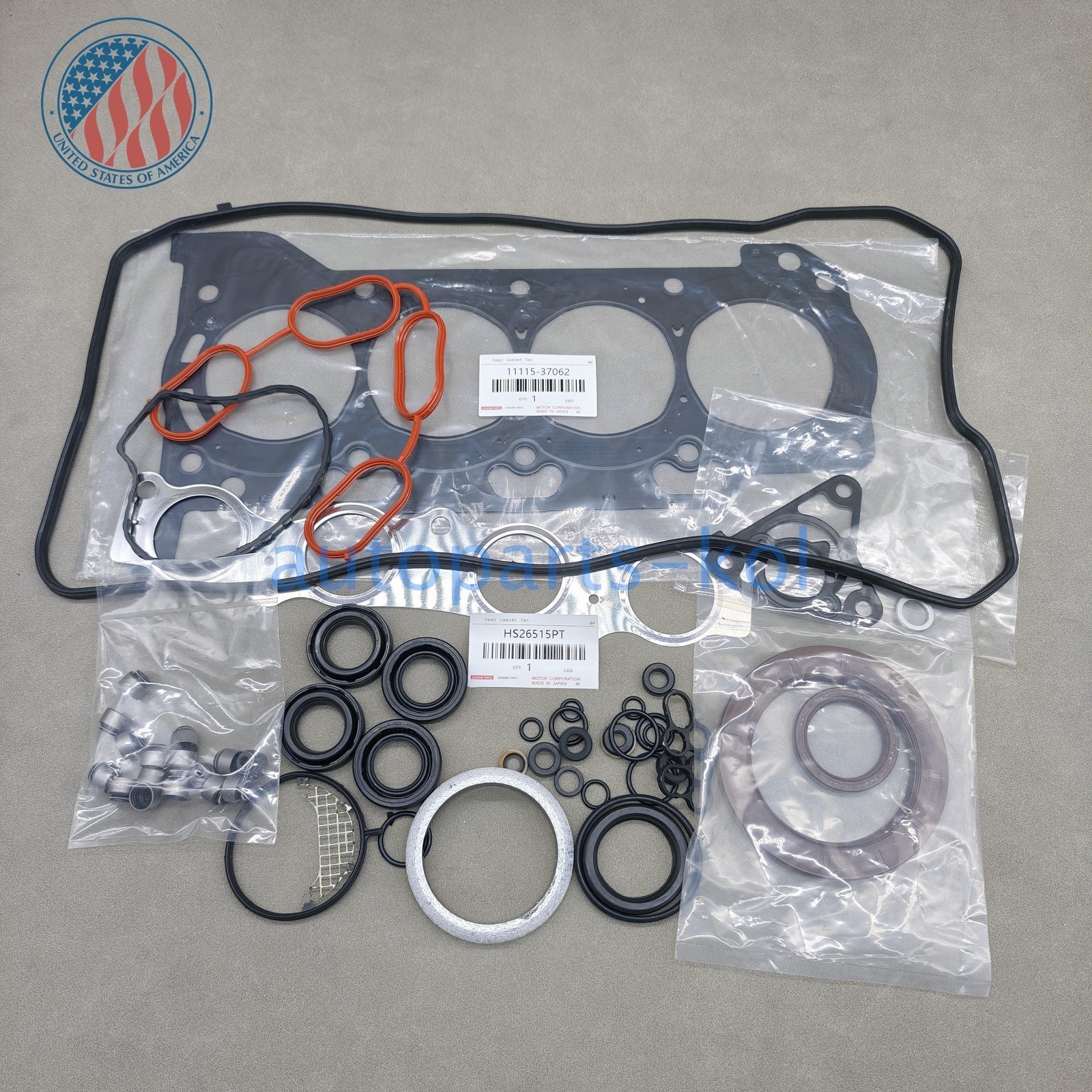 OEM Head Gasket Set For 10-21 Toyota Prius 2011-2017 Lexus CT200h 1.8L L4 DOHC