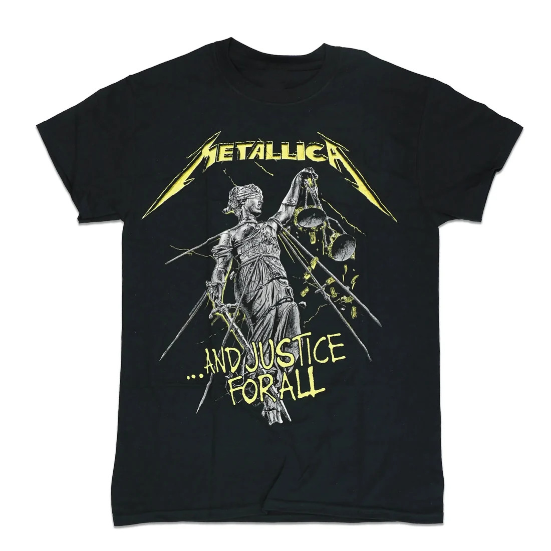 Heavy Metal ...And Justice for All Metallica Cotton T shirt S-5XL Two-sided