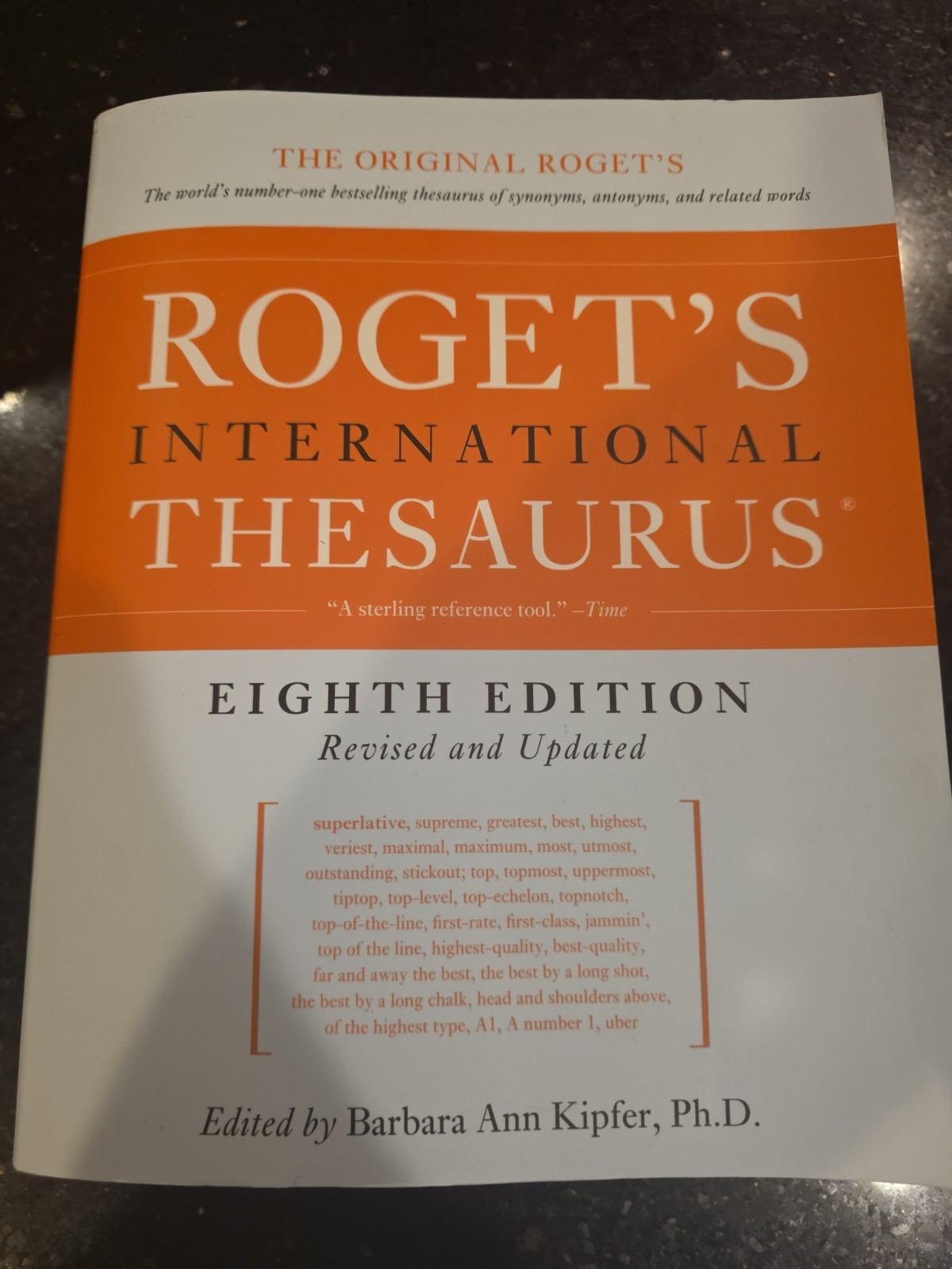 Roget\'s International Thesaurus, 8th Edition Paperback Barbara An