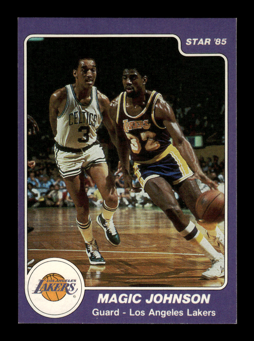 1984-85 Star Magic Johnson #172 Los Angeles Lakers 1984-85 Star Magic Johnson #172 Los Angeles Lakers