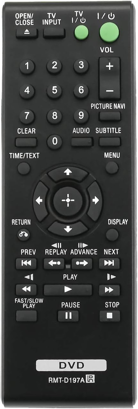 RMT-D197A Sub RMT-D197P Replace Remote Control Fit for Sony CD DVD Player