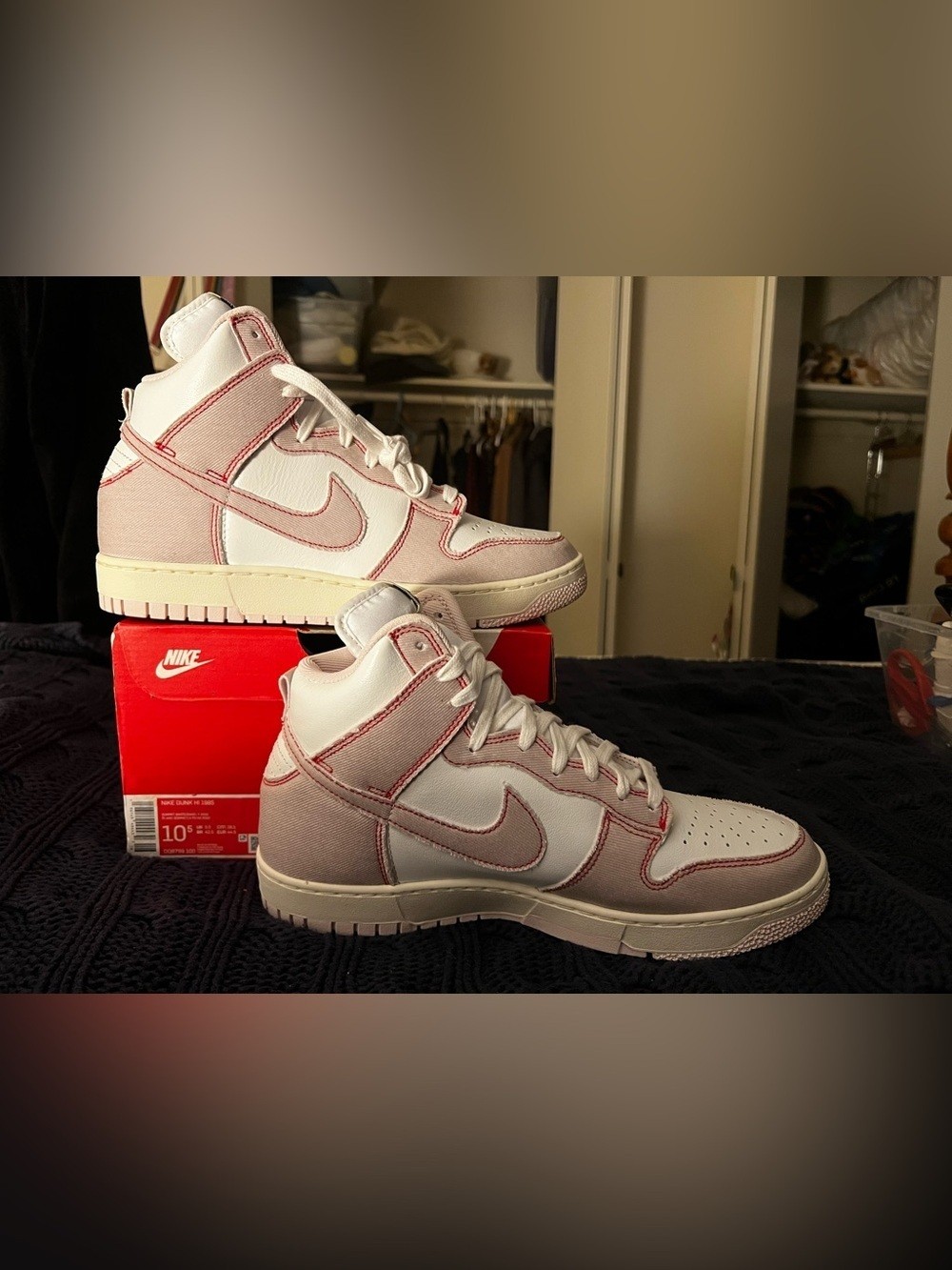 Nike Dunk High 1985 Barely Rose Summit White NWT Men 10.5 Nike Dunk High 1985 Barely Rose Summit White NWT Men 10.5