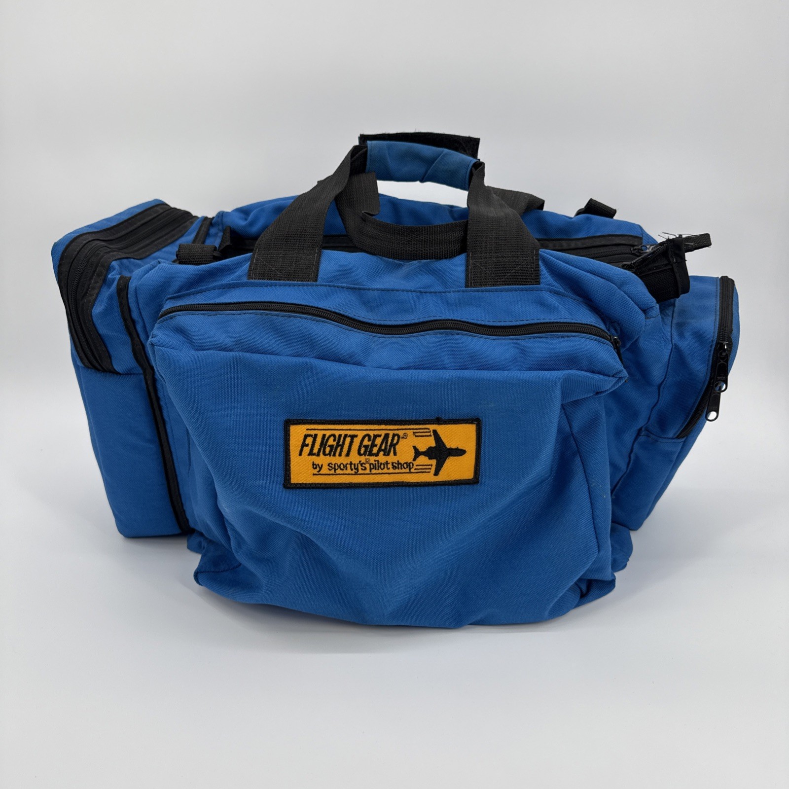 Sporty\'s Pilot Shop Flight Gear Pilot Bag Blue Aviation Flight Crew USA Made