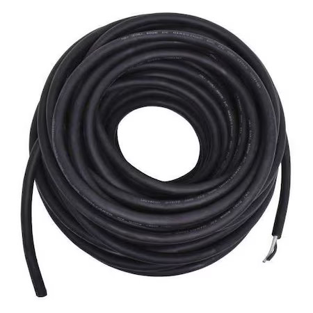 Zoro Select 20Py75 Portable Cord, Soow, 12 Awg, 2 C, Black, Rubber, Stranded,, Zoro Select 20Py75 Portable Cord, Soow, 12 Awg, 2 C, Black, Rubber, Stranded,,