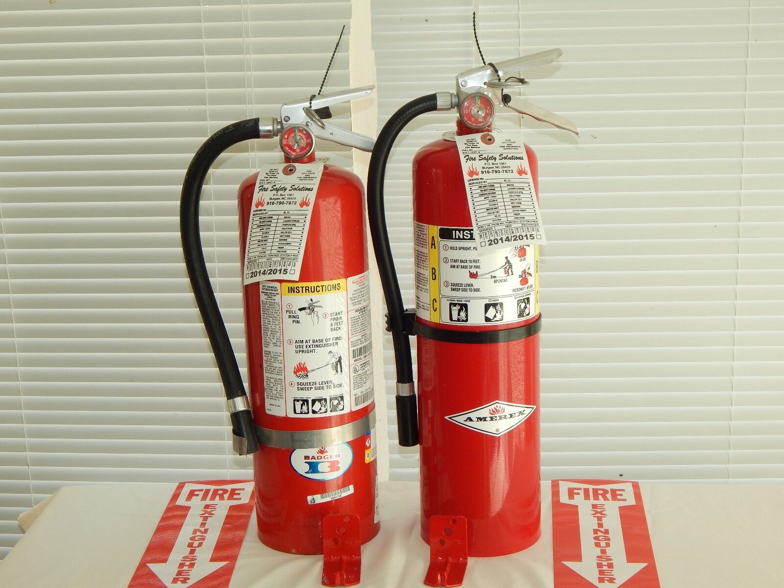 Fire Extinguisher - 10Lb ABC Dry chemical  - Lot of 2 [SCRATCH&DENT]