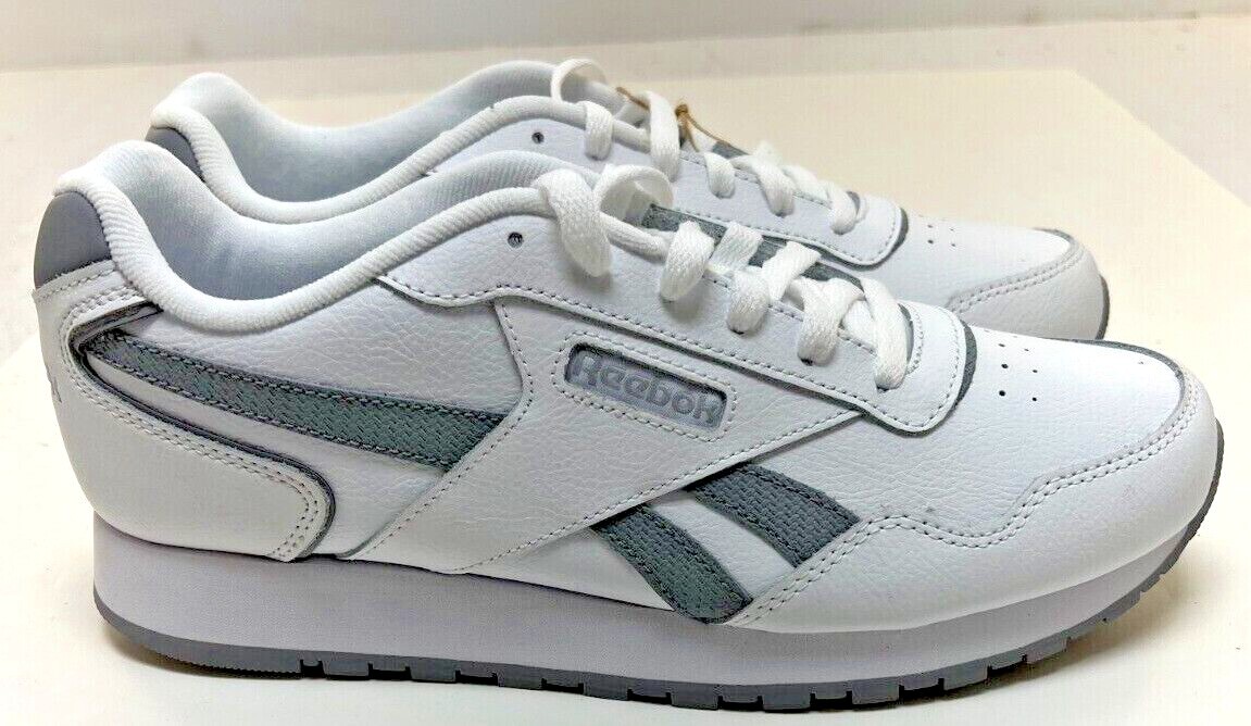 REEBOK Classic Harman Run Men\'s Running Shoe FZ0472 White  / Grey NWD 
