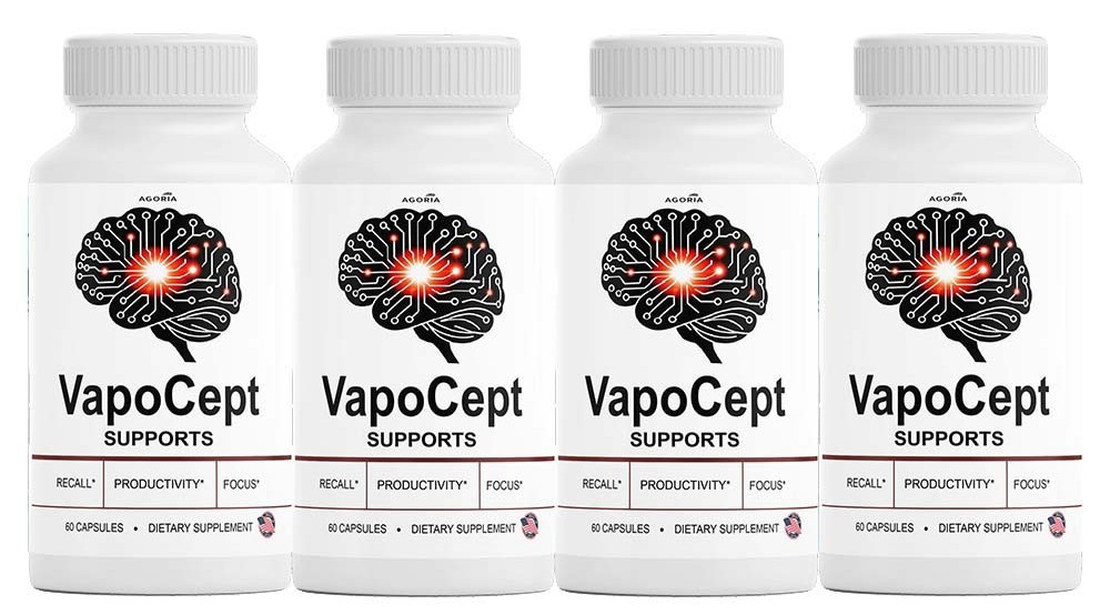 (4 Pack) VapoCept Nootropic Brain Health Support Formula, VapoCept Capsules (4 Pack) VapoCept Nootropic Brain Health Support Formula, VapoCept Capsules