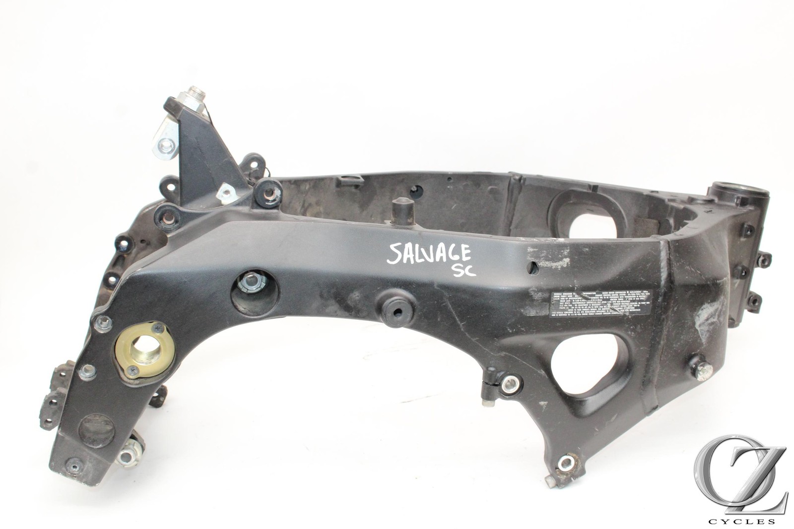 07-08 Suzuki GSXR1000 GSXR 1000 Main Frame Chassis SLVG