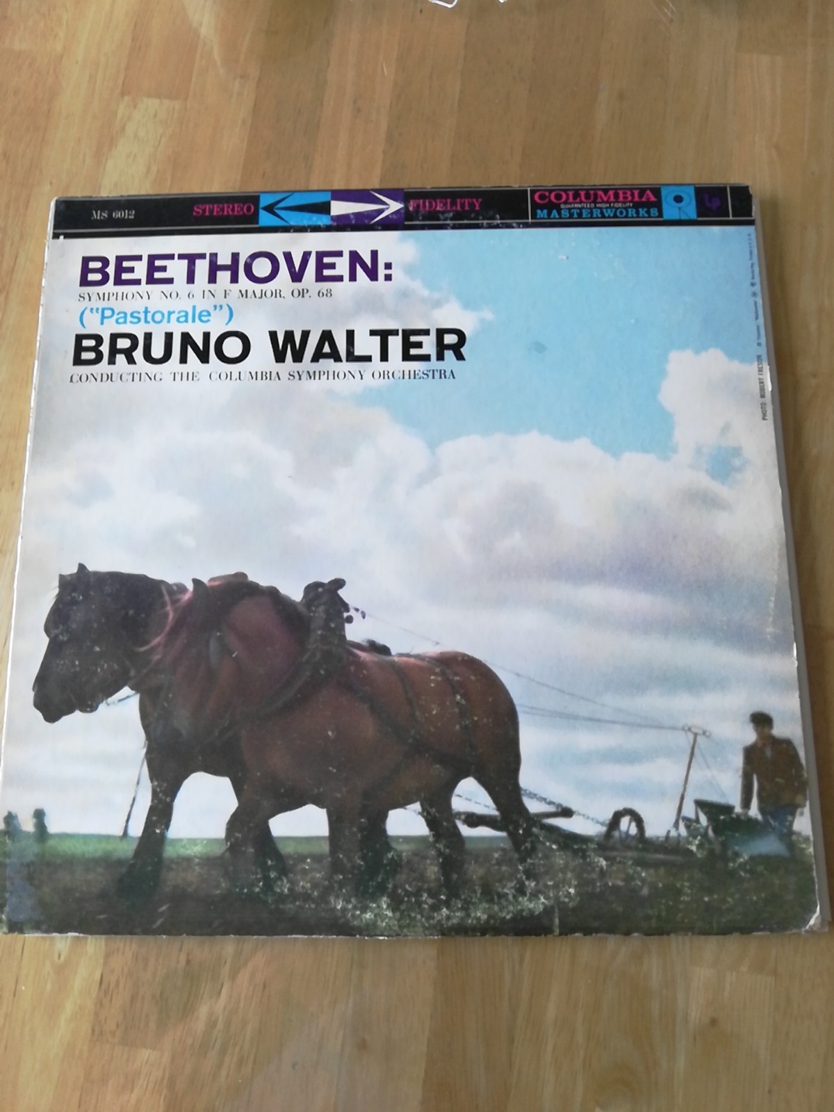 BEETHOVEN Symphony No.6 BRUNO WALTER / TAS Columbia MS 6012 Stereo 6 EYE EX BEETHOVEN Symphony No.6 BRUNO WALTER / TAS Columbia MS 6012 Stereo 6 EYE EX