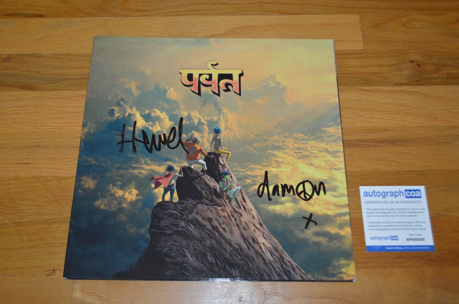 GORILLAZ Albarn /Hewlett Signed 
