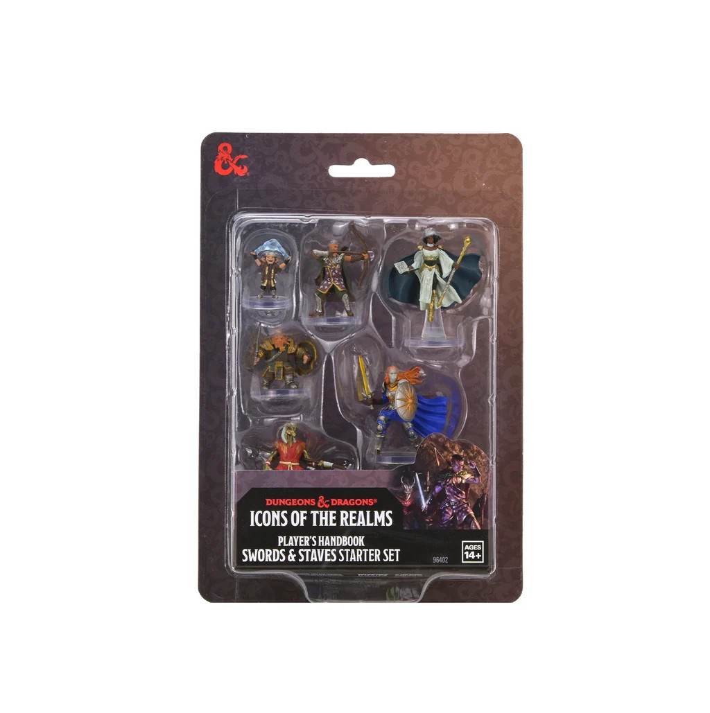 WizKids D&D Icons of the Realms: Players Handbook: Swords & Staves Starter Set
