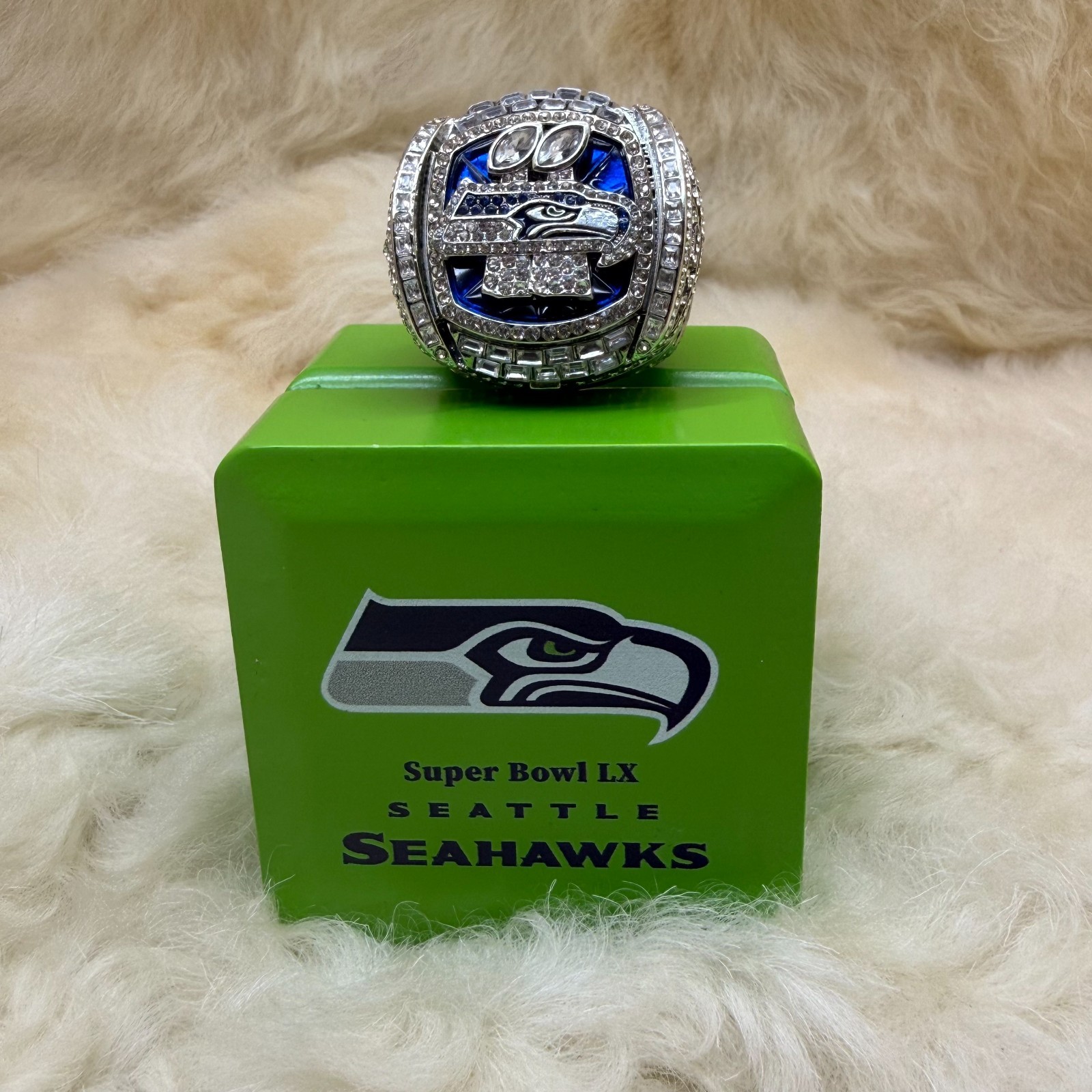 Seattle Seahawks 2026 Men's Football Ring Size 11 - Player # 9 Seattle Seahawks 2026 Men's Football Ring Size 11 - Player # 9