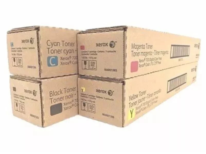 Genuine Xerox Black Cyan Magenta Yellow Toners for Versant 80 180 280 Genuine Xerox Black Cyan Magenta Yellow Toners for Versant 80 180 280