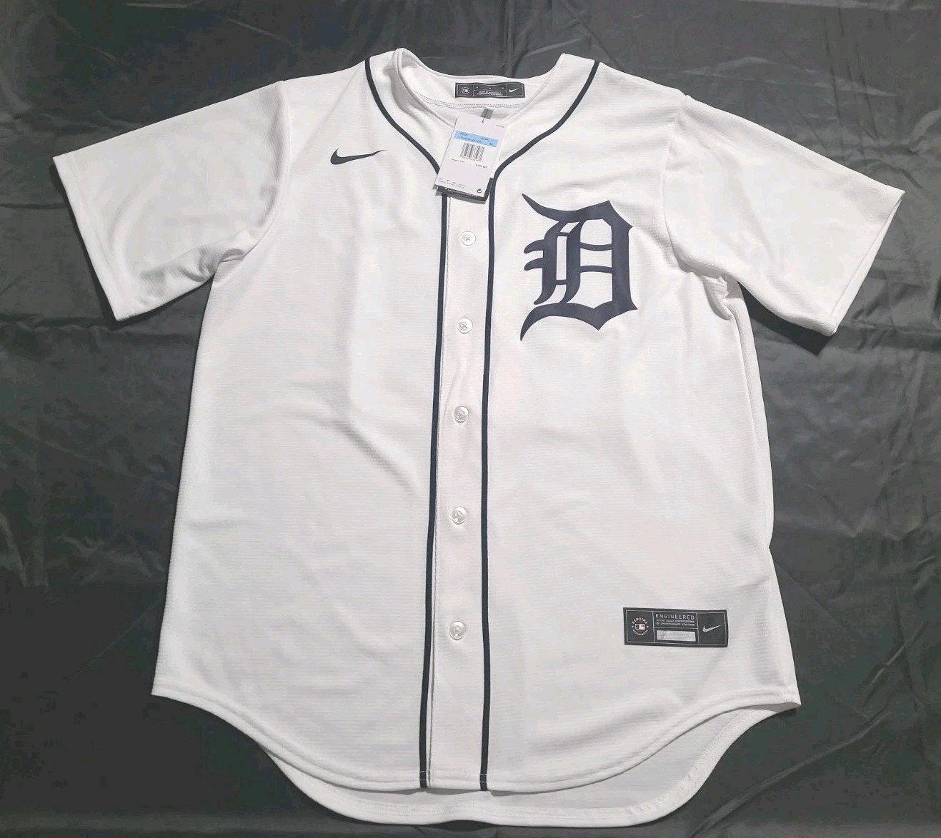 Detroit Tigers Tarik Skubal Baseball Authentic Nike Jersey Men's Medium White 