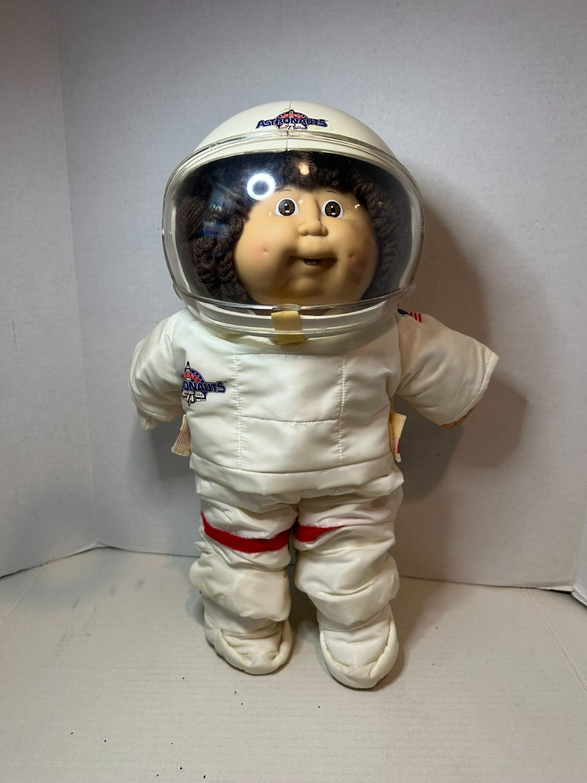 Cabbage Patch Kids Young Astronaut White Doll Boy Brown Hair Classic Baby Doll