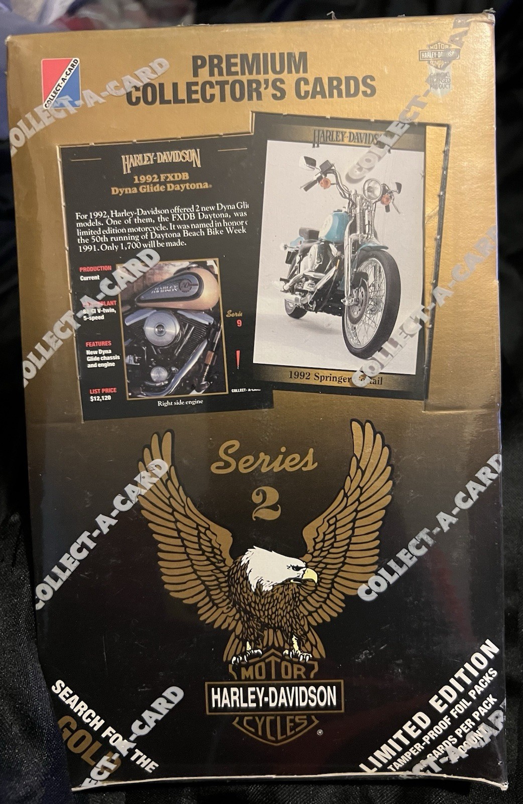 Vintage 1992 Harley Davidson Collector Cards Series 2 36 Packs Cards Box Sealed Vintage 1992 Harley Davidson Collector Cards Series 2 36 Packs Cards Box Sealed