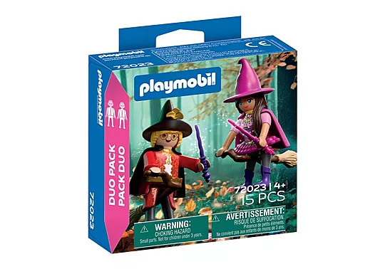 Playmobil #72023 DuoPack Witch and Wizard - Brand New