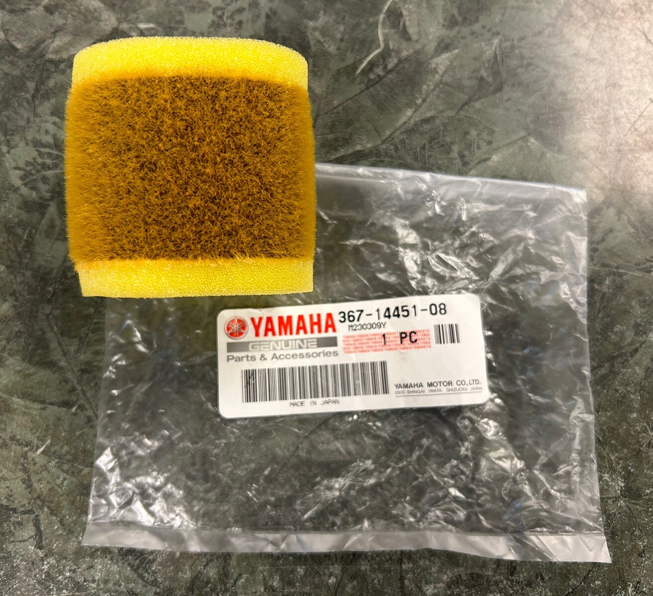 1973-1983 Yamaha DT80 GT80 GTMX MX80 YZ80 Air Filter OEM 367-14451-08-00