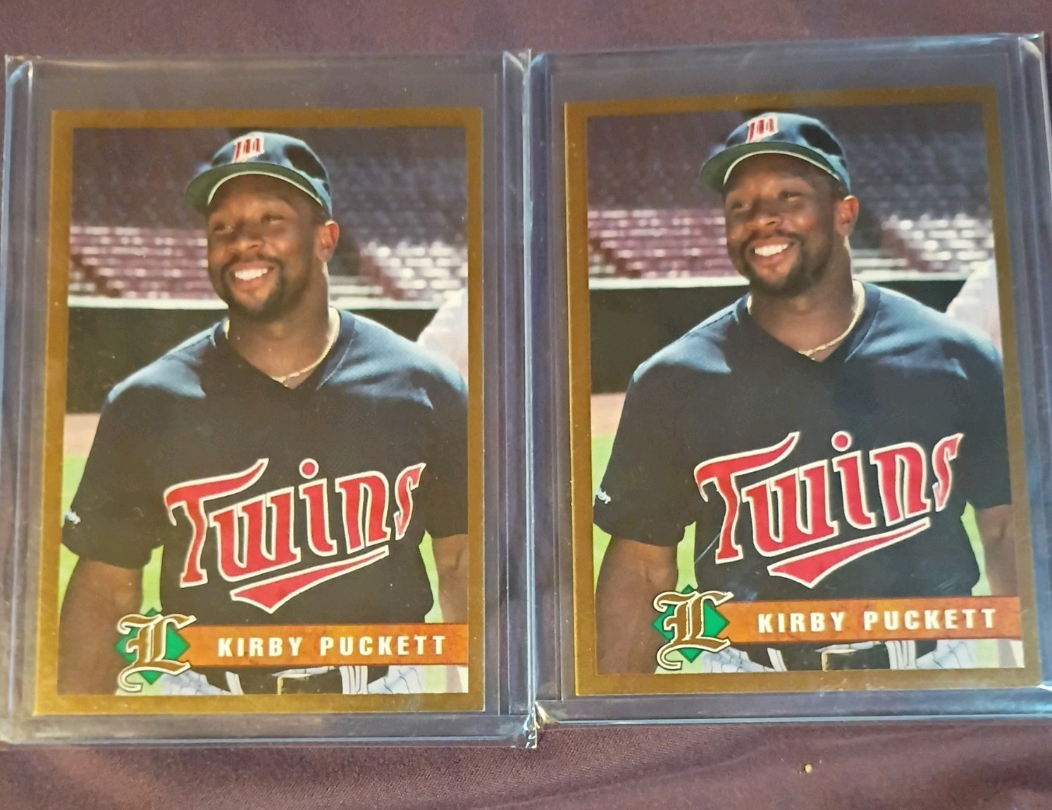 *RARE GOLD* 1993 Legends Sports Memorabilia #19 Kirby Puckett Gold