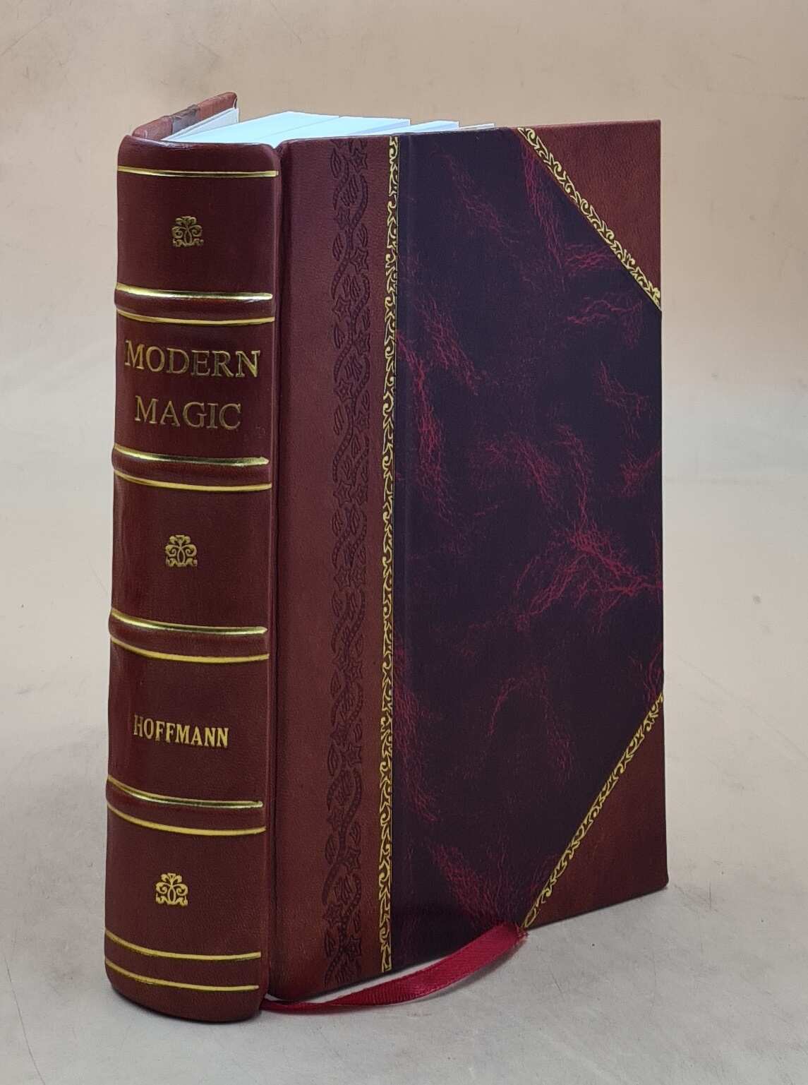 modern magic A practical treatise on the art of conjuring 1877 [Leather Bound]
