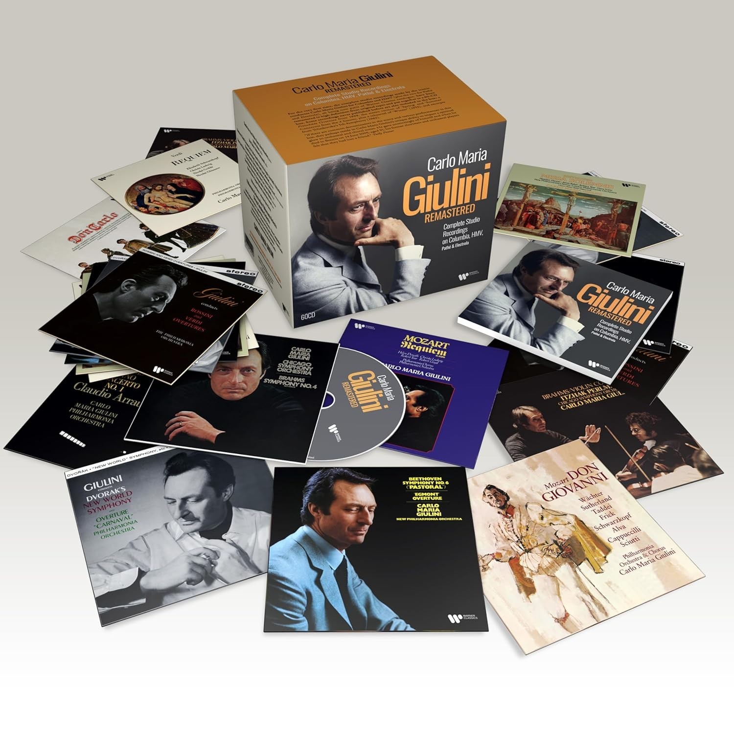 Carlo Maria Giulini: Complete Studio Recordings on Warner Classics 60 CD Box Set Carlo Maria Giulini: Complete Studio Recordings on Warner Classics 60 CD Box Set