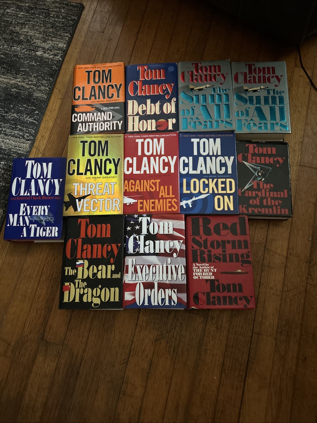 TOM CLANCY LOT OF 11 HC Novels 12 Total 1st Ed 1st