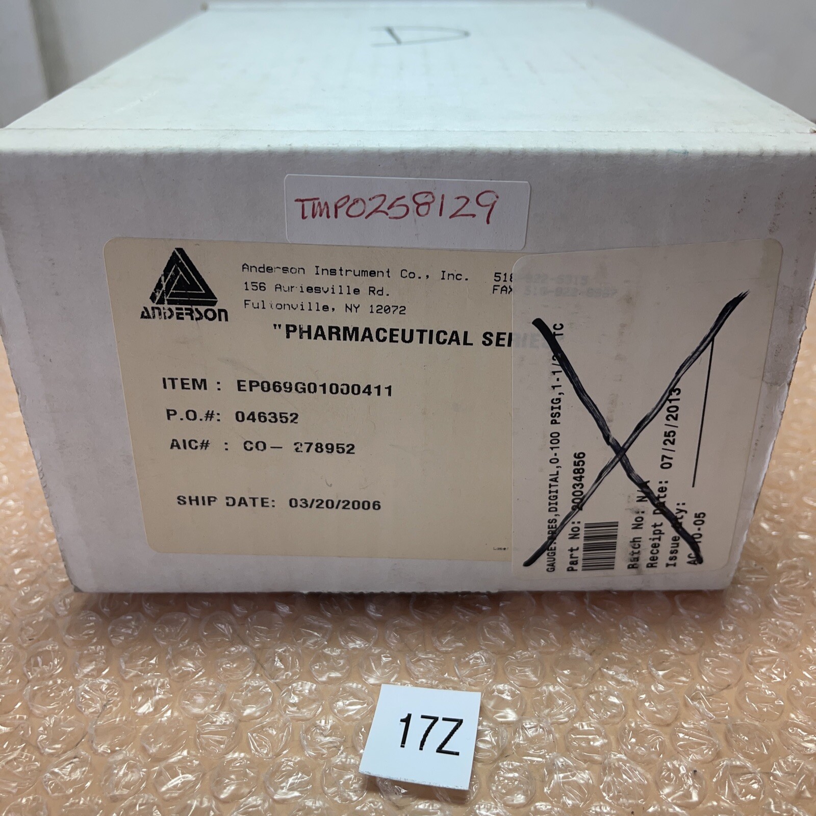 BRAND NEW- Anderson Digital Pressure Gauge & Switch EP069G01000411 0-60PSIG 🇺🇸