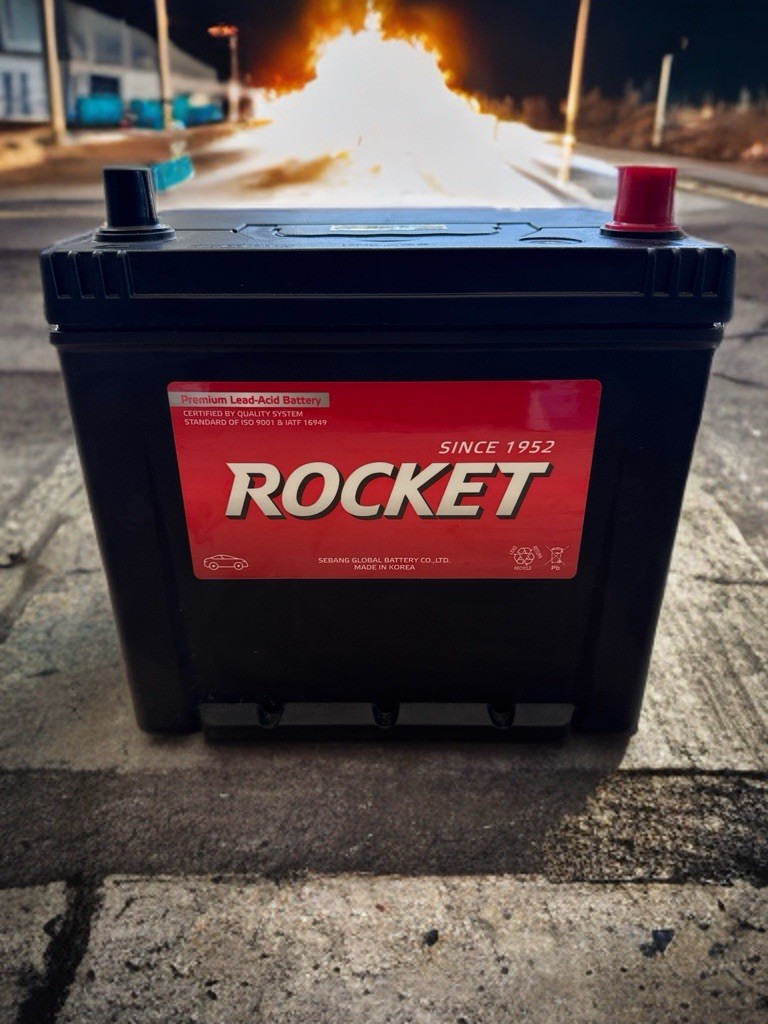 Rocket Lead Acid Automotive Battery, Size 35 12 V 500 CCA (12 Months Warranty) Rocket Lead Acid Automotive Battery, Size 35 12 V 500 CCA (12 Months Warranty)