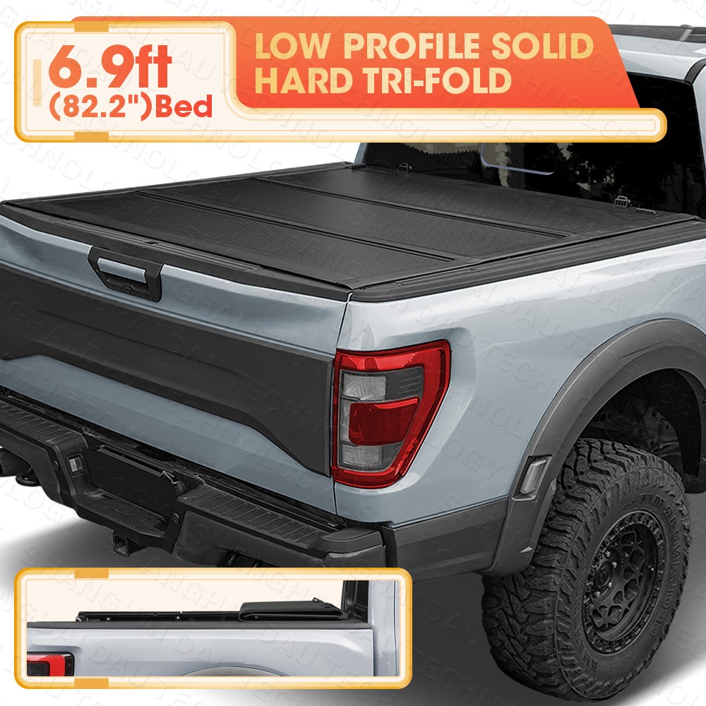 For 20-26 Chevy Silverado/Sierra 2500 3500 HD 6.9 FT Hard Low-pro Tonneau Cover For 20-26 Chevy Silverado/Sierra 2500 3500 HD 6.9 FT Hard Low-pro Tonneau Cover