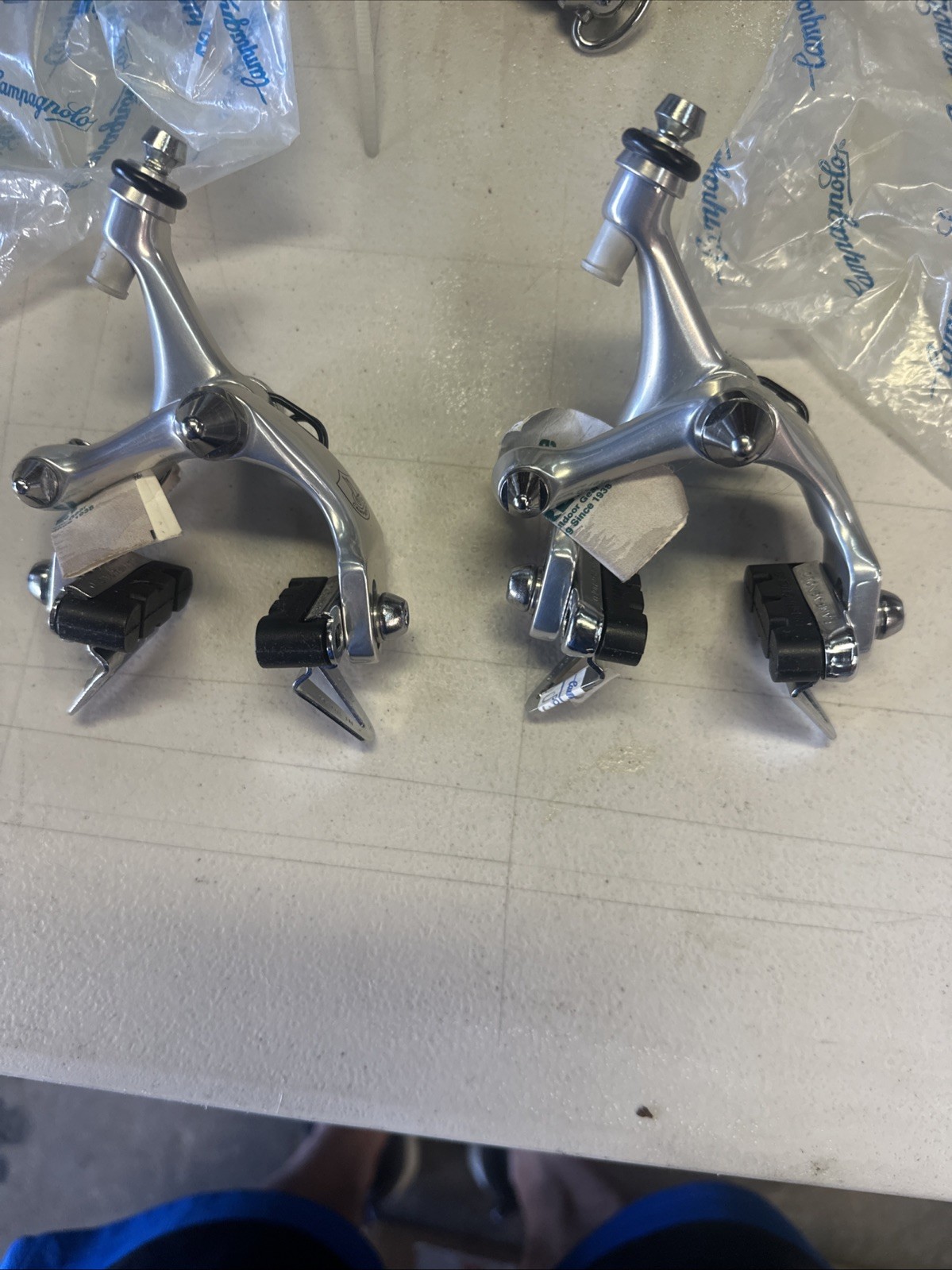 Campagnolo Athena Brake Caliper Set Vintage Racing Bike NOS First Gen Campagnolo Athena Brake Caliper Set Vintage Racing Bike NOS First Gen