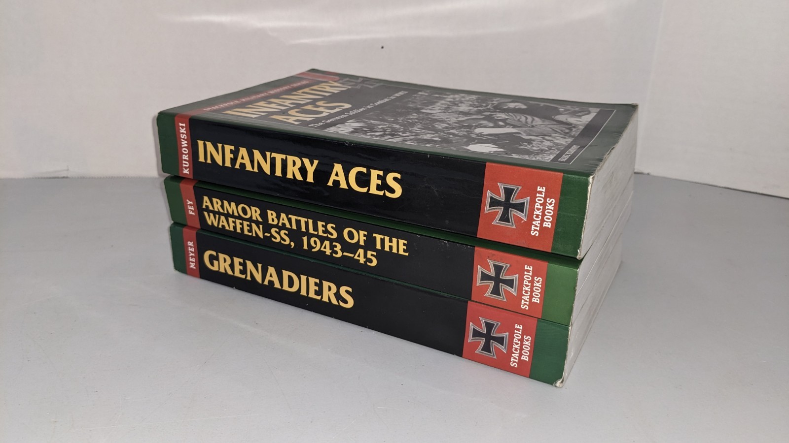 WWII Grenadiers Battles Of Waffen Infantry Aces Stackpole Military Books Lot 3 WWII Grenadiers Battles Of Waffen Infantry Aces Stackpole Military Books Lot 3
