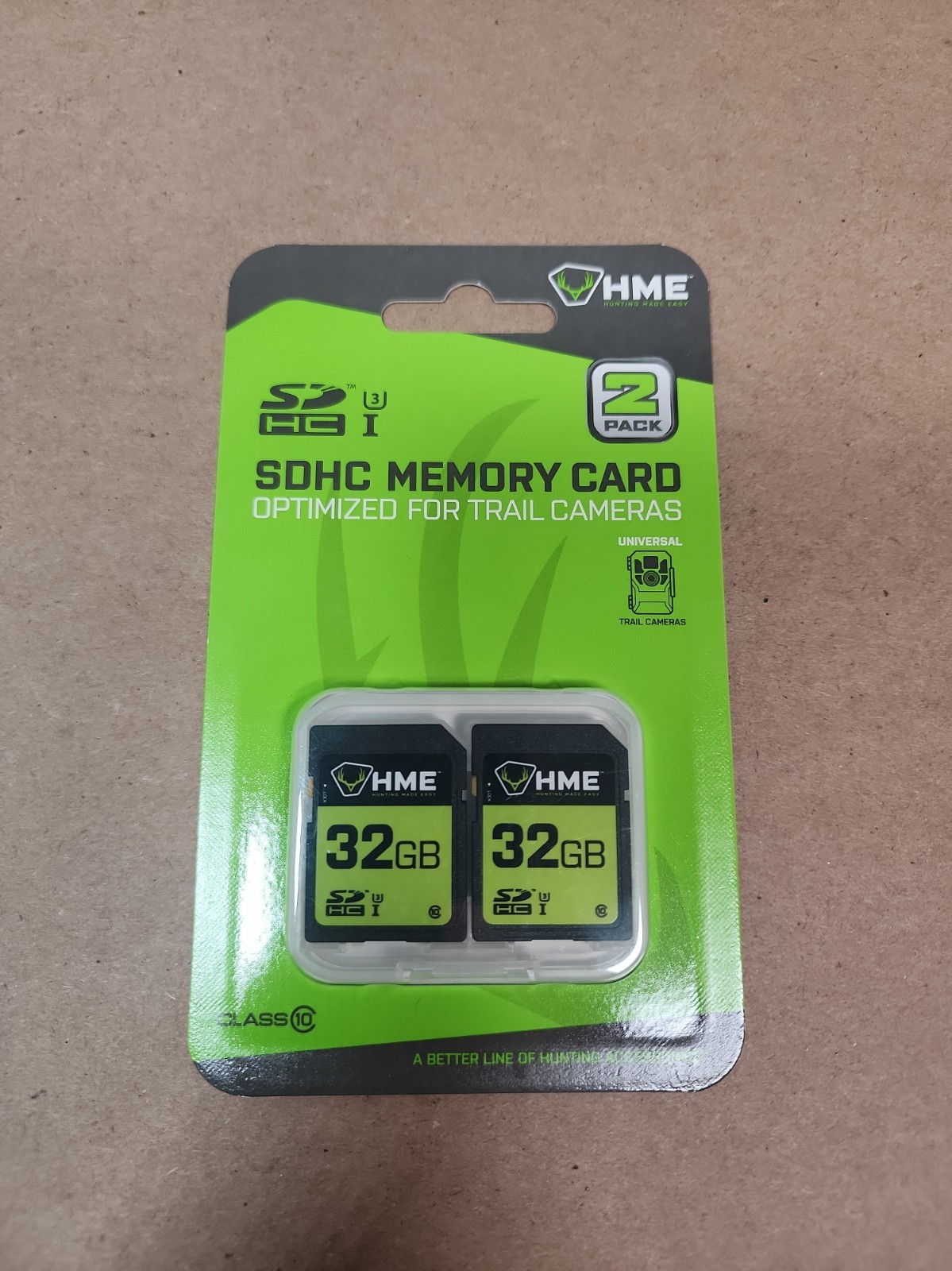 2 Pack HME 32GB SD Card For Trail Cameras Class 10 New Sealed 2 Pack HME 32GB SD Card For Trail Cameras Class 10 New Sealed