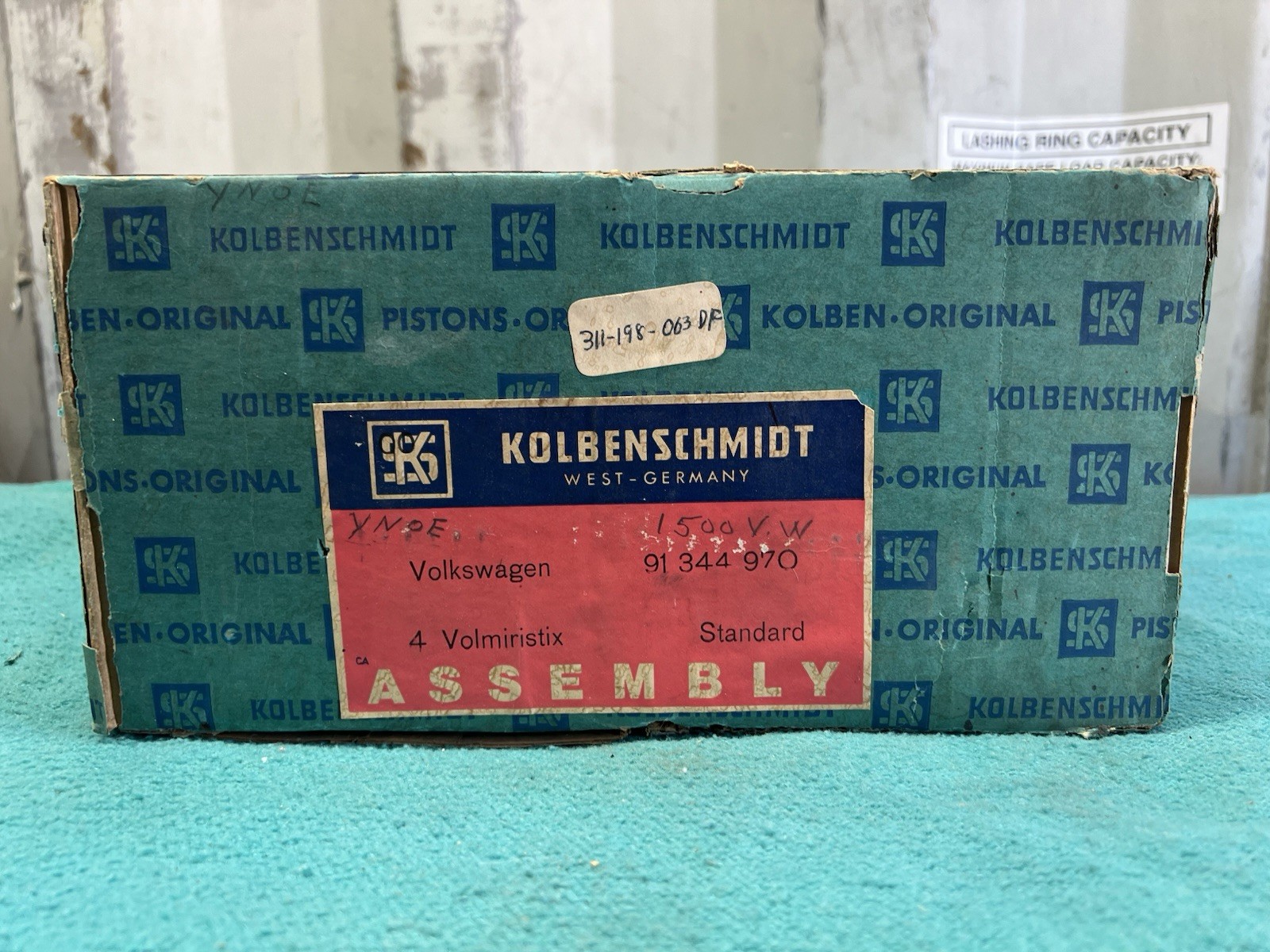 Kolbenschmidt Volkswagen Piston and Barrel Set NOS Made In West Germany. New Kolbenschmidt Volkswagen Piston and Barrel Set NOS Made In West Germany. New