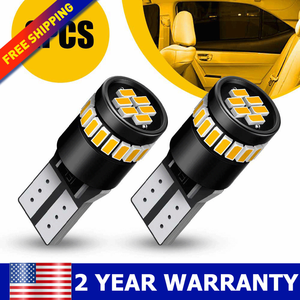 2/4/8/10/20/30X T10 194 168 921 912 LED Interior Light Bulbs for RV Camper White