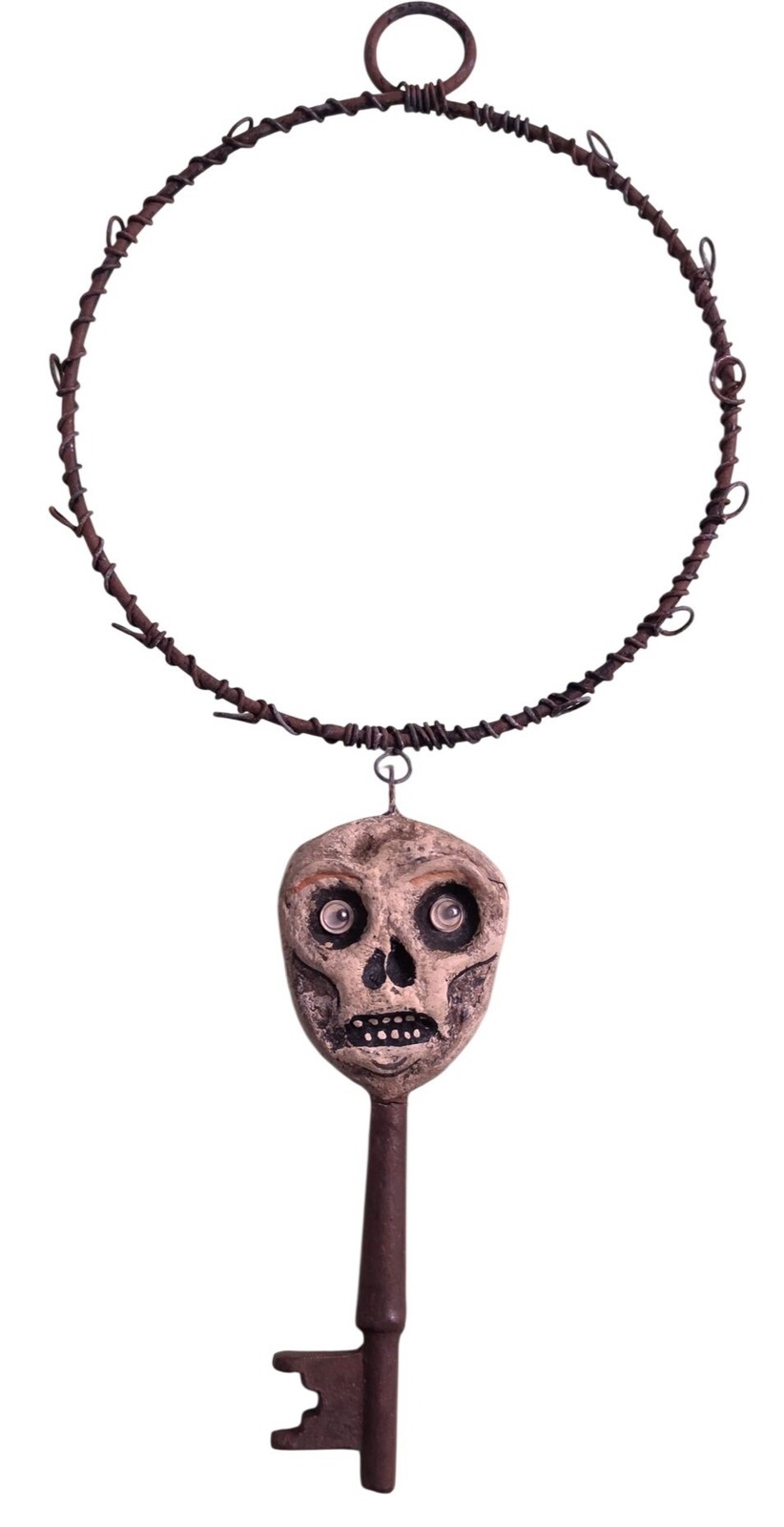 Bethany Lowe Debra Schoch Hop Hop Jingle Boo Skeleton Key Holder Halloween