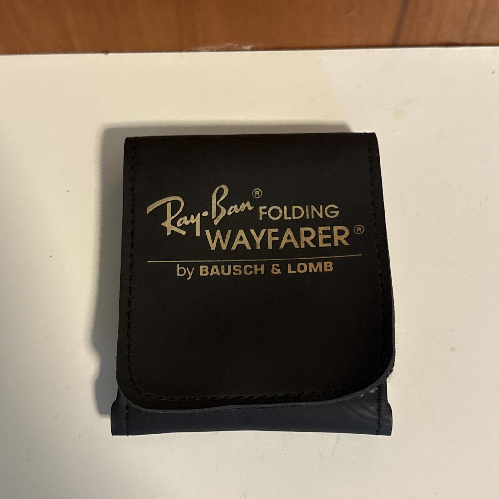 Vintage Ray Ban Wayfarer Folding Bausch & Lomb Sunglasses Case ONLY Pouch