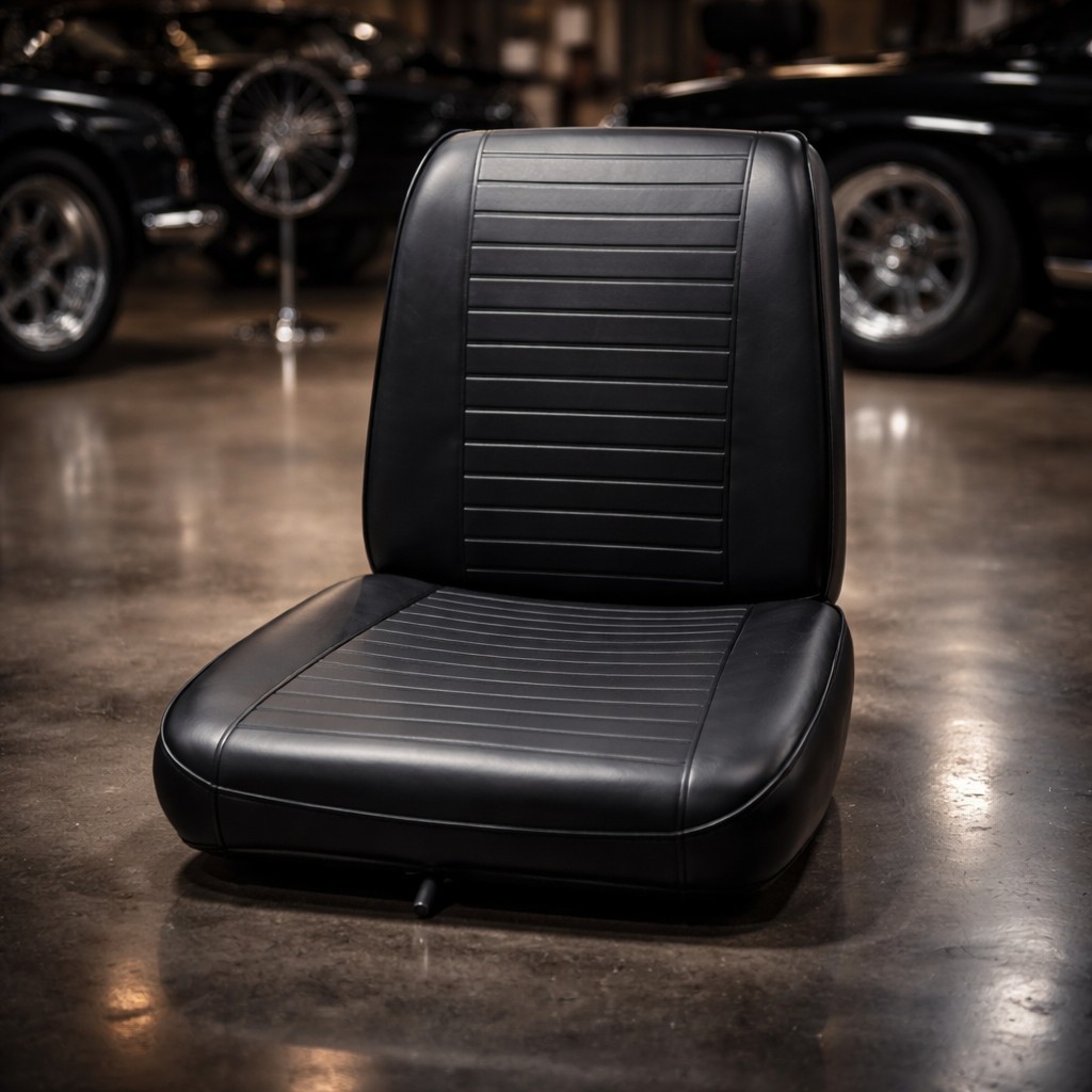 Universal Forklift Seat Heavy Duty Metal Pan w/Adjusters High Density Foam New