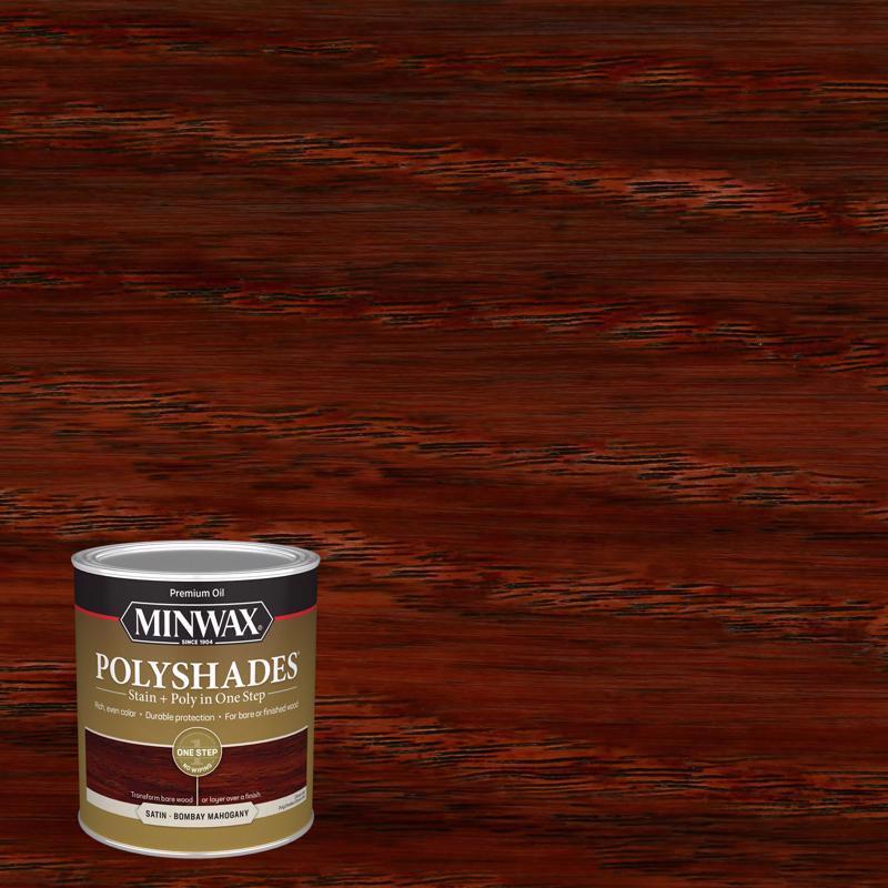 Minwax Polyshades Semi-Transparent SATIN & GLOSS Oil-Based Stain Polyurethane
