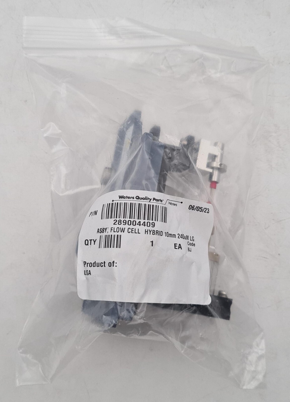 NEW - Waters Alliance 289004409 Assy Flow Cell Hybrid 10mm 240uM LG 418000244