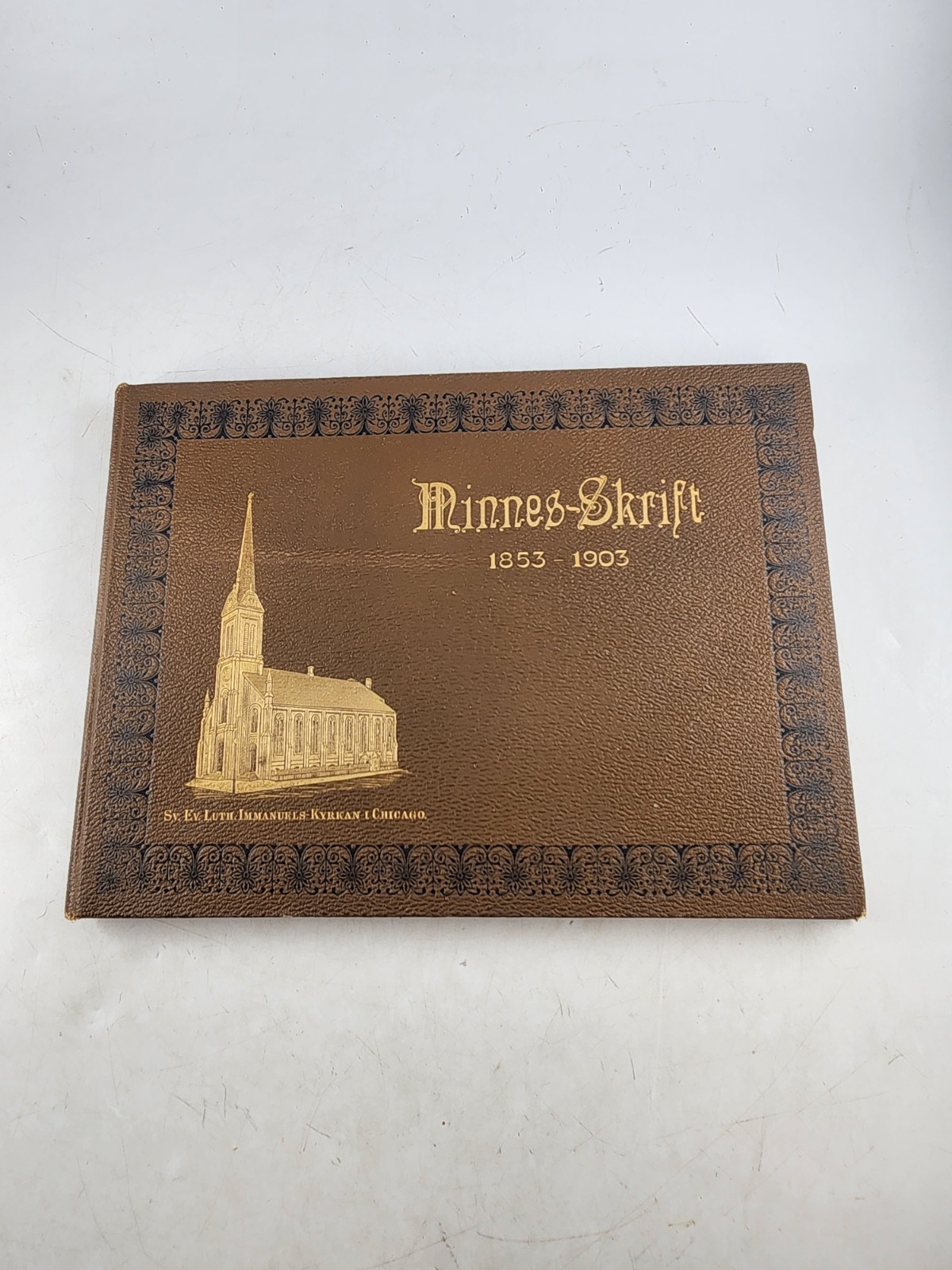 Swedish Evangelical Lutheran Immanuel Congregation 50th Anniversary Album 1903