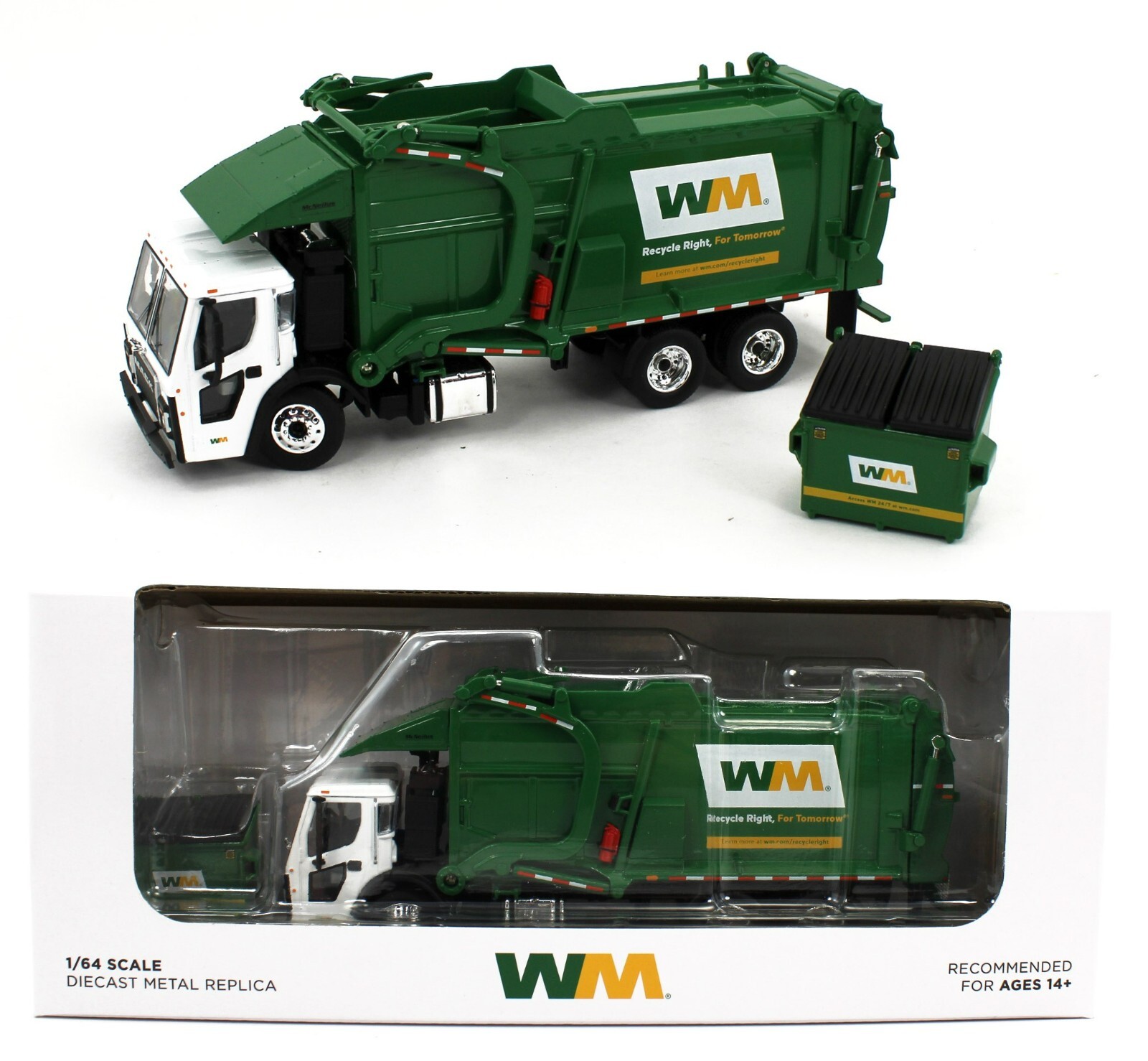 2024 NEW 1:64 DCP *WASTE MANAGEMENT* Mack LR Front Load Garbage Refuse Truck NIB 2024 NEW 1:64 DCP *WASTE MANAGEMENT* Mack LR Front Load Garbage Refuse Truck NIB