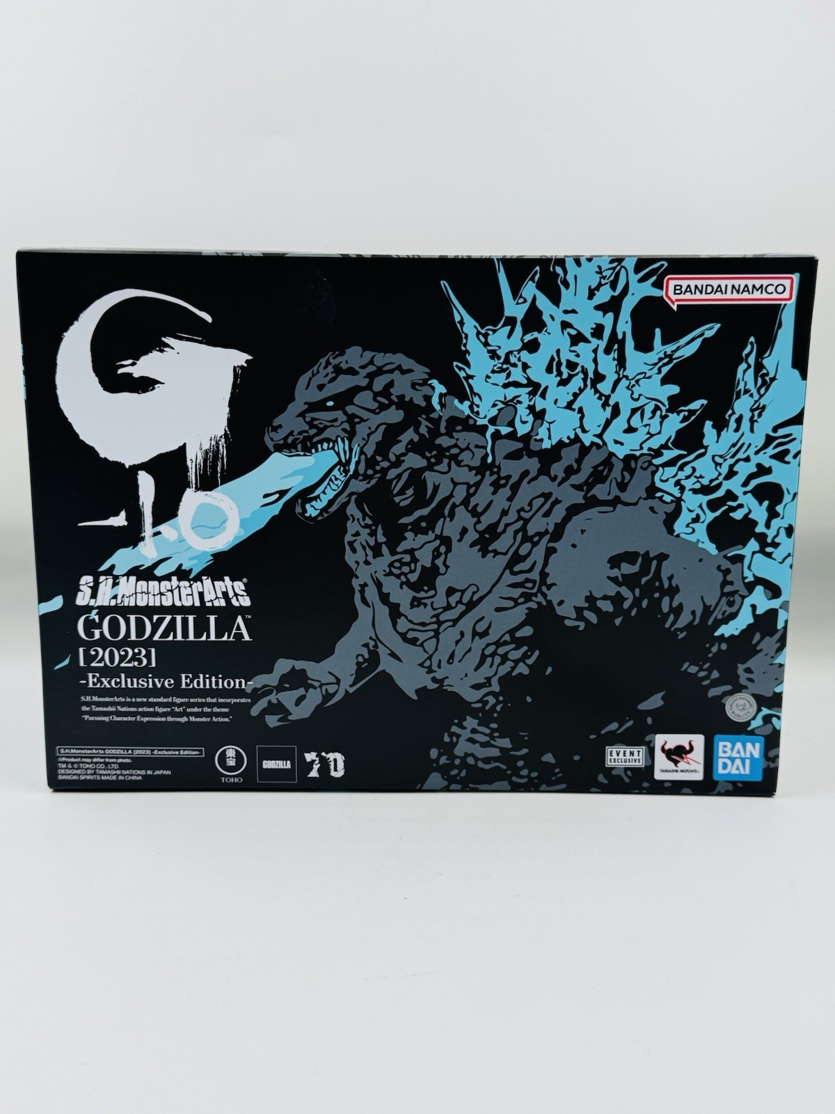 Bandai S.H.MonsterArts Godzilla 2023 Exclusive Edition Broken Dorsal Fin