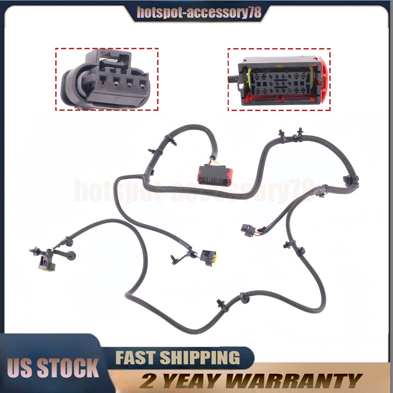 New For 2019 Jeep Cherokee Front Bumper Wiring Harness 68287839AC